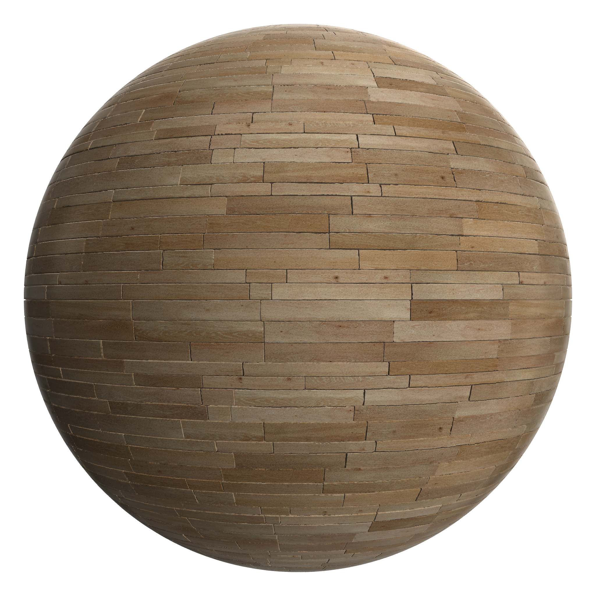 3D sphere preview of Walnut Ashlar seamless texture