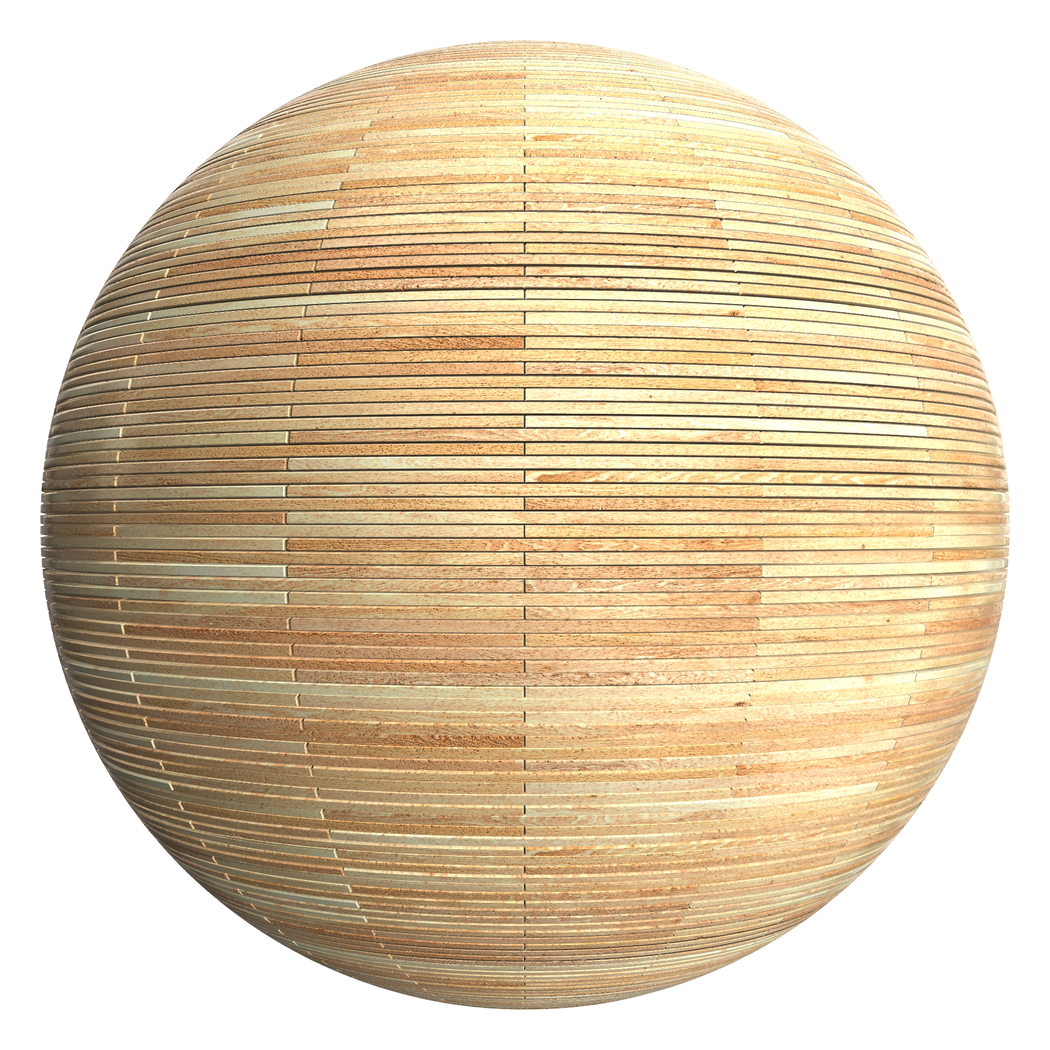 3D sphere preview of Walnut Stretcher seamless texture