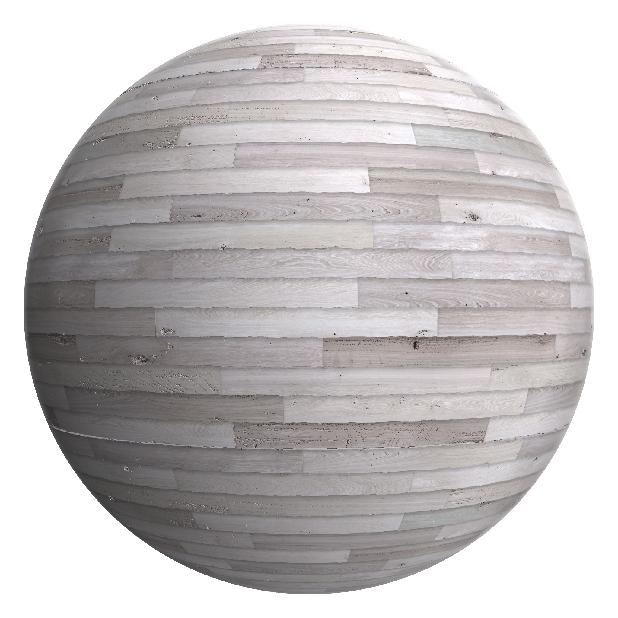 3D sphere preview of Live Edge Weathered Timber Lap Siding seamless texture
