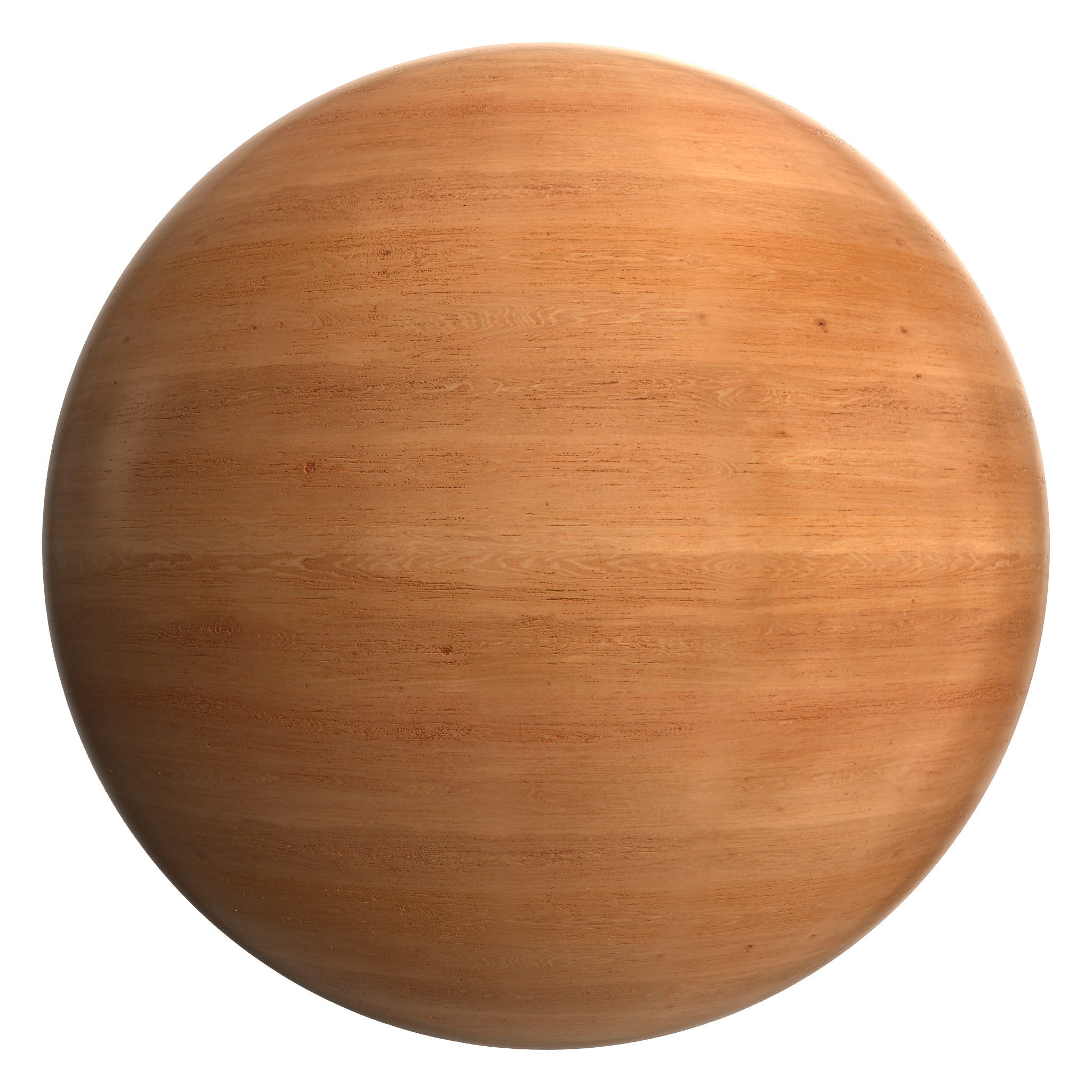 3D sphere preview of Western Red Cedar seamless texture