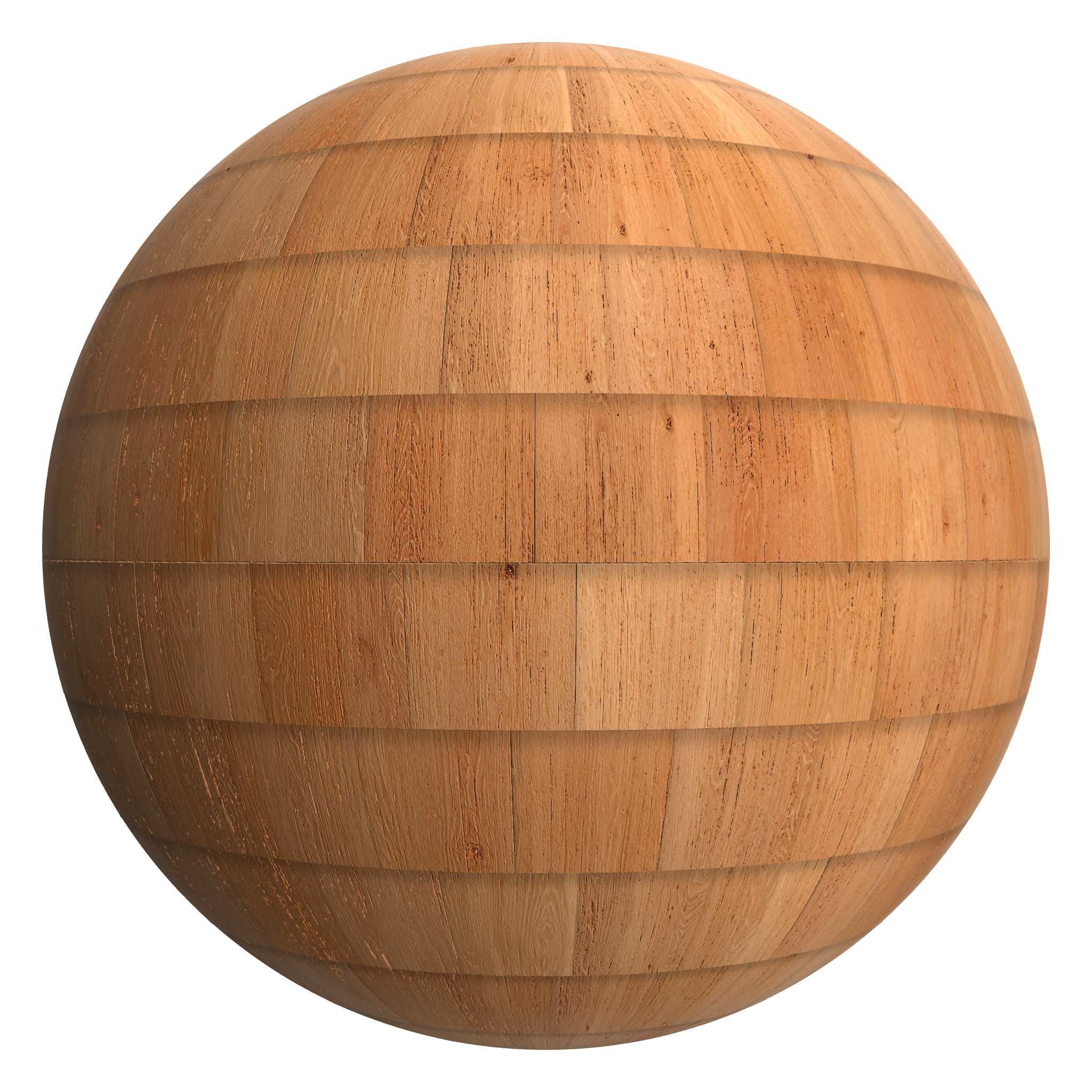 3D sphere preview of Western Red Cedar Shingles seamless texture