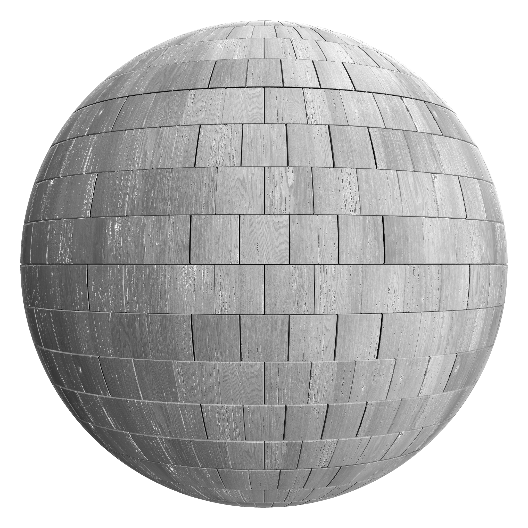 3D sphere preview of Western Red Cedar Stretcher seamless texture