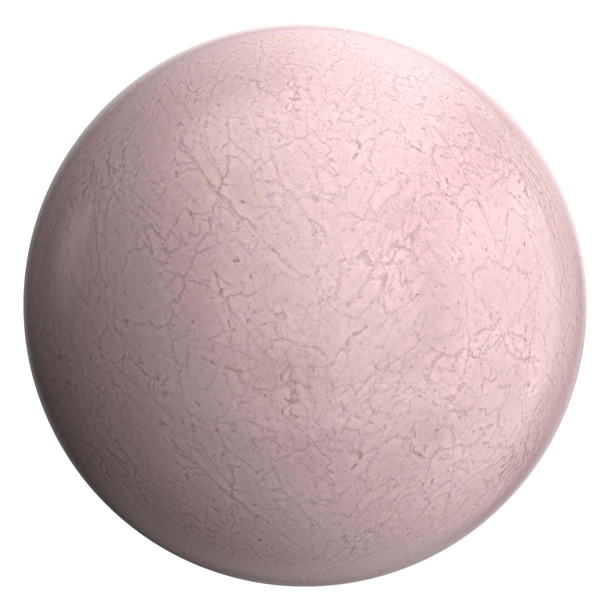 3D sphere preview of White Marble seamless texture