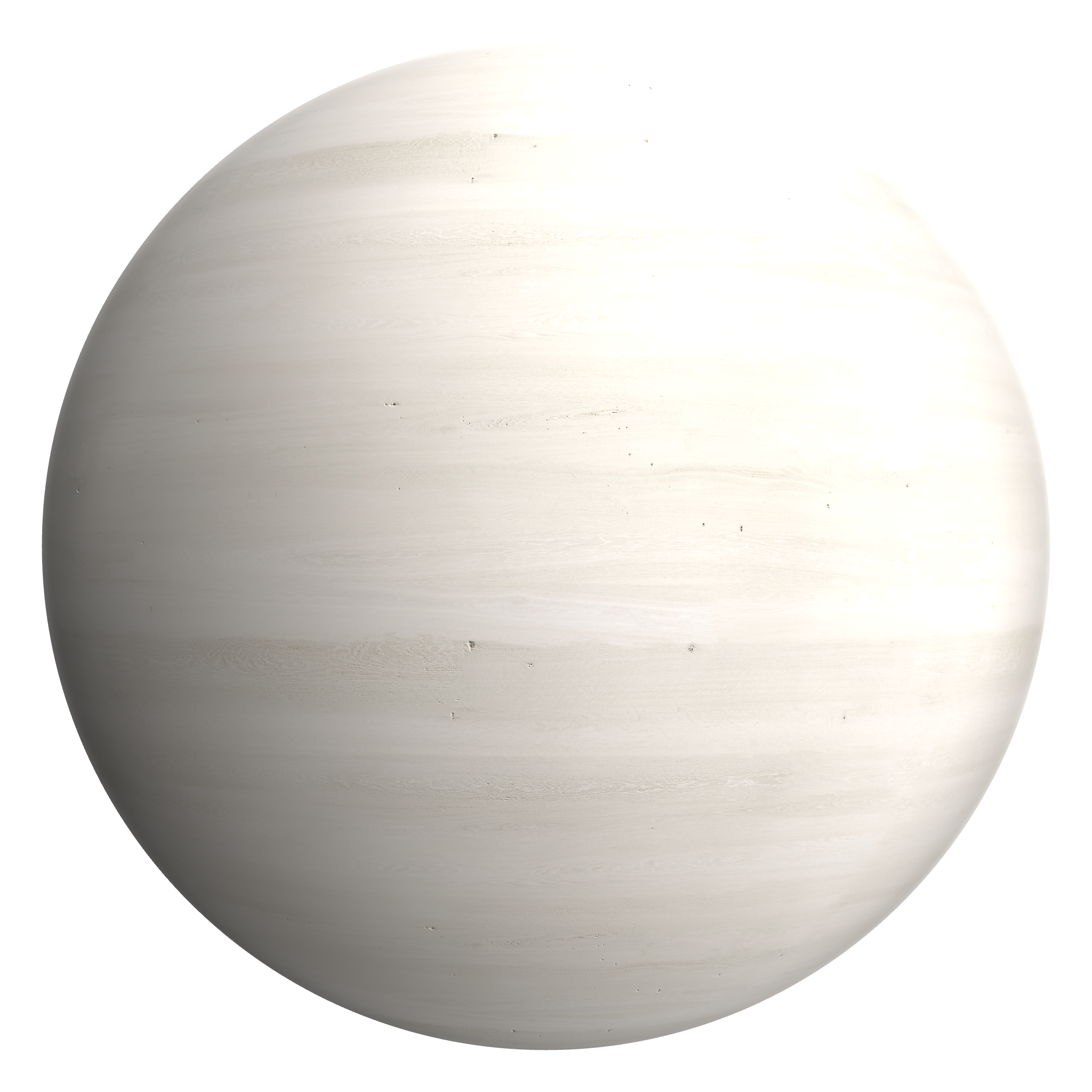 3D sphere preview of White Oiled Timber seamless texture