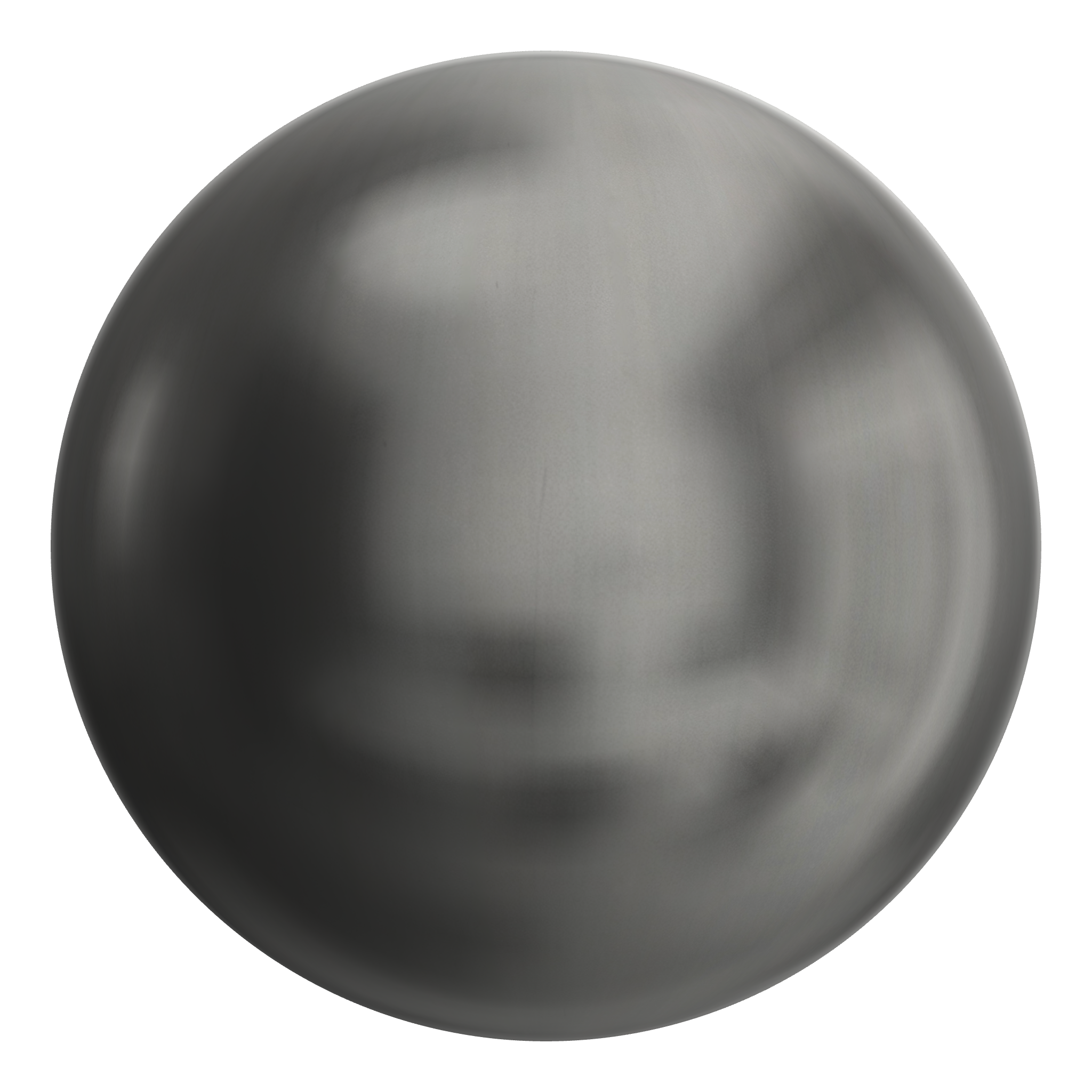 3D sphere preview of Zinc seamless texture