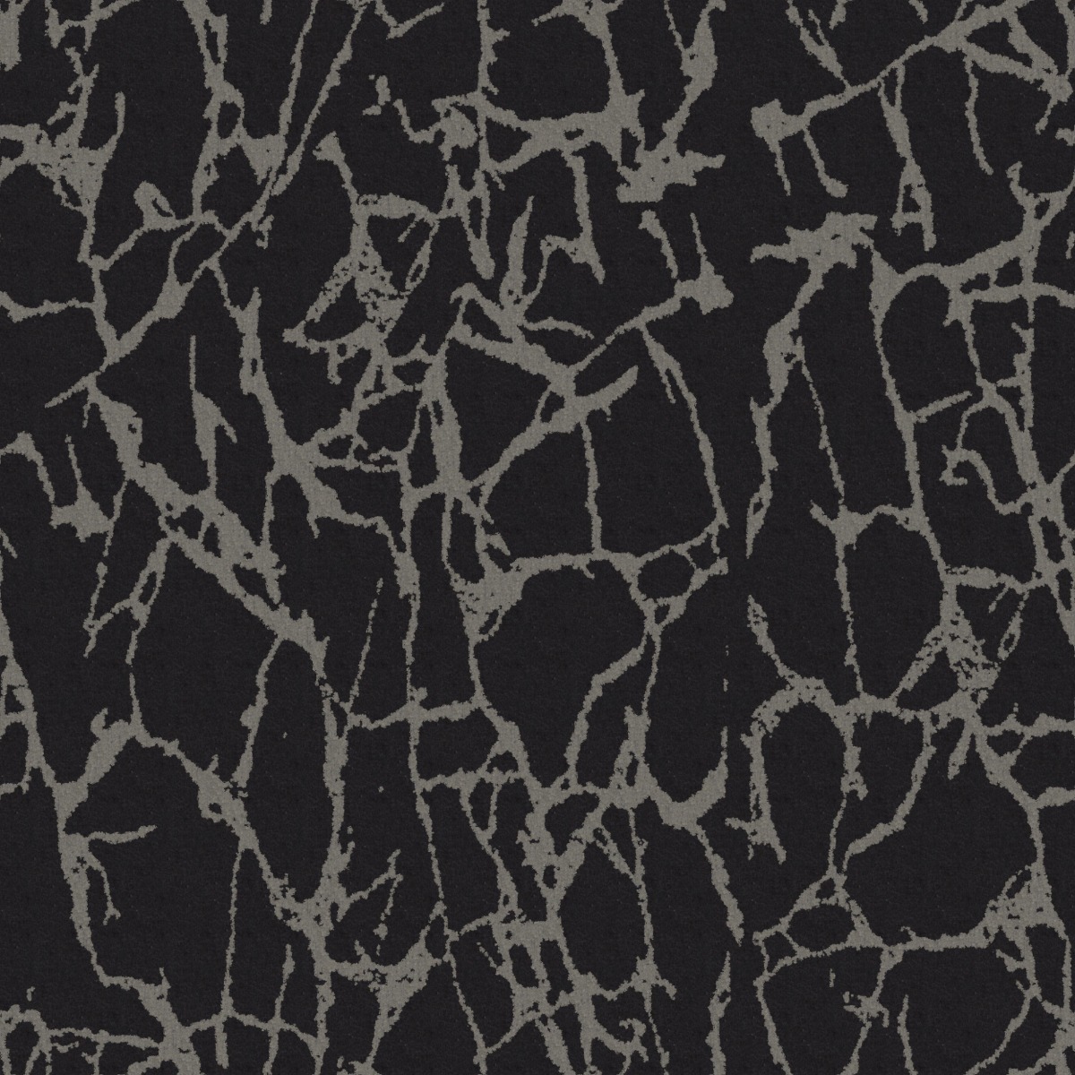 A seamless fabric texture with animal black jacquard units arranged in a None pattern