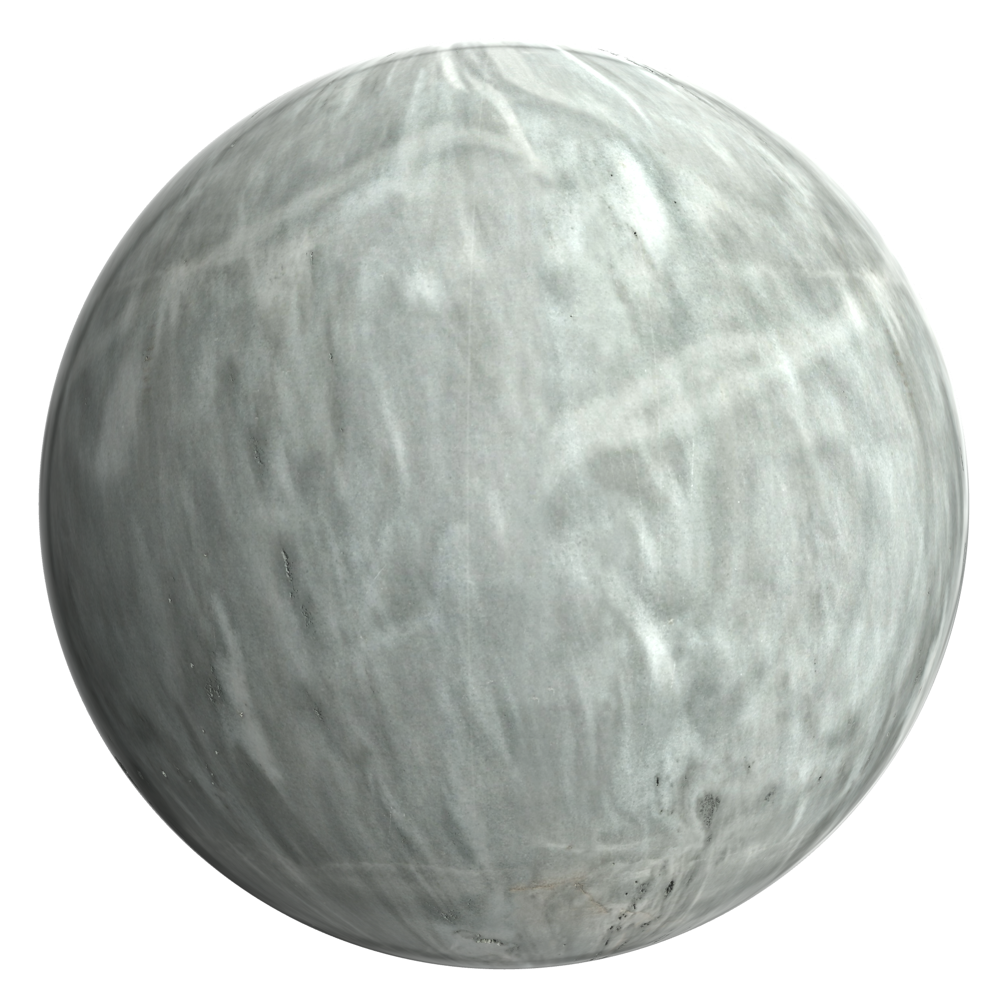 3D sphere preview of Bardiglio Marble seamless texture