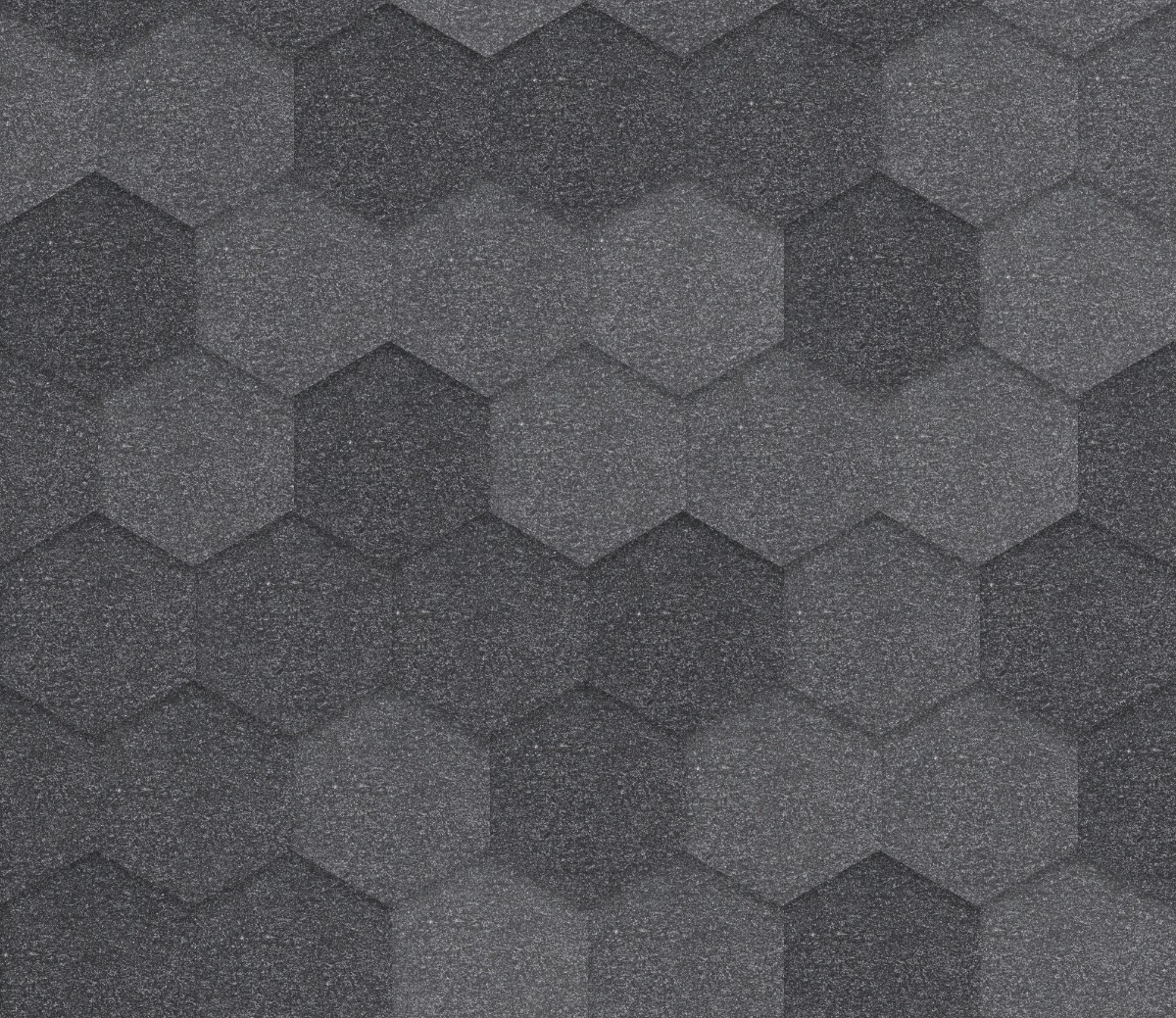 A seamless surfaces texture with bitumen units arranged in a Hexagonal pattern