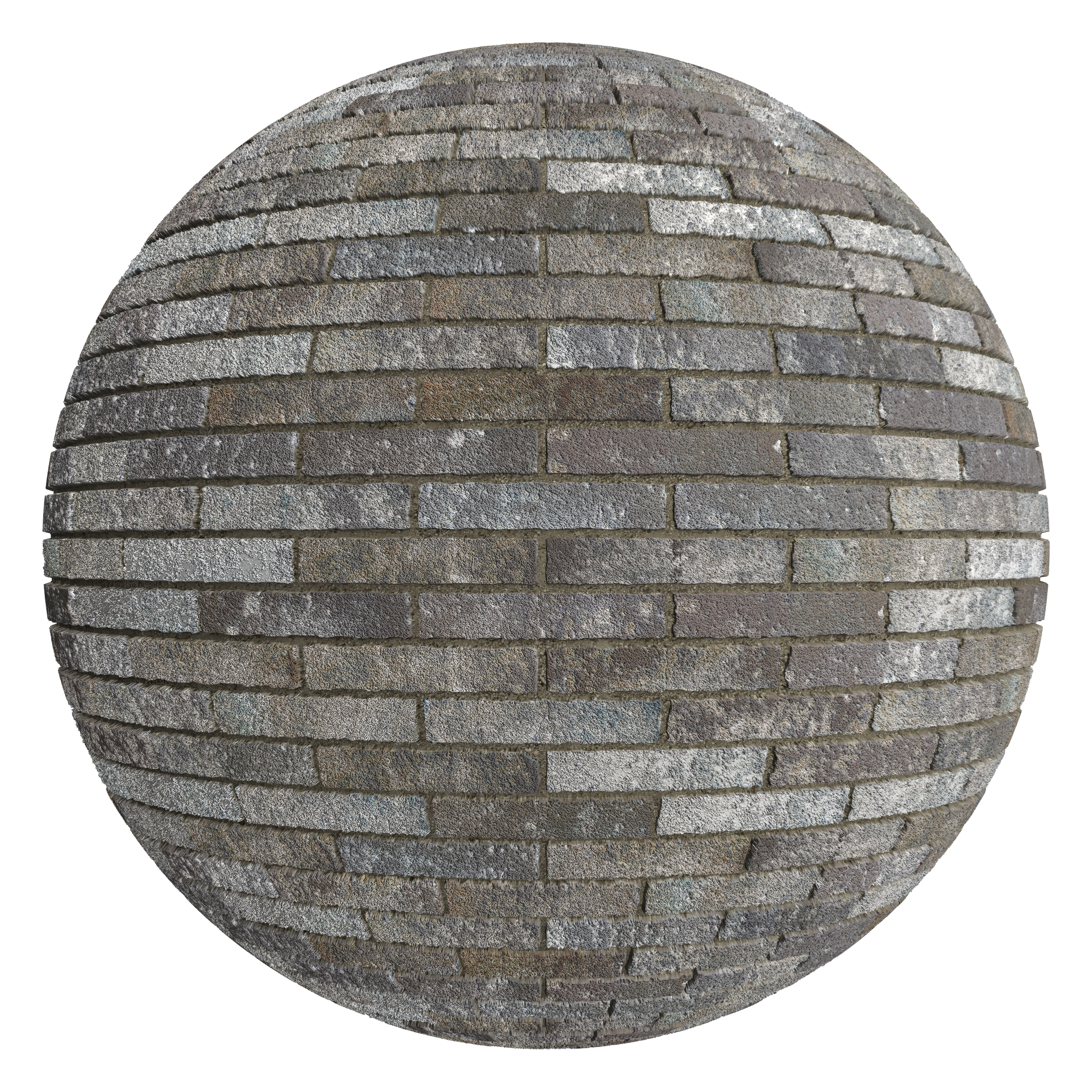 3D sphere preview of Blundell Stretcher seamless texture