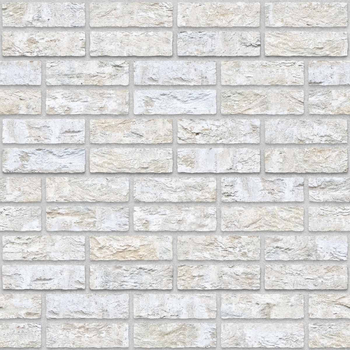 A seamless brick texture with buff units arranged in a Double Stretcher pattern