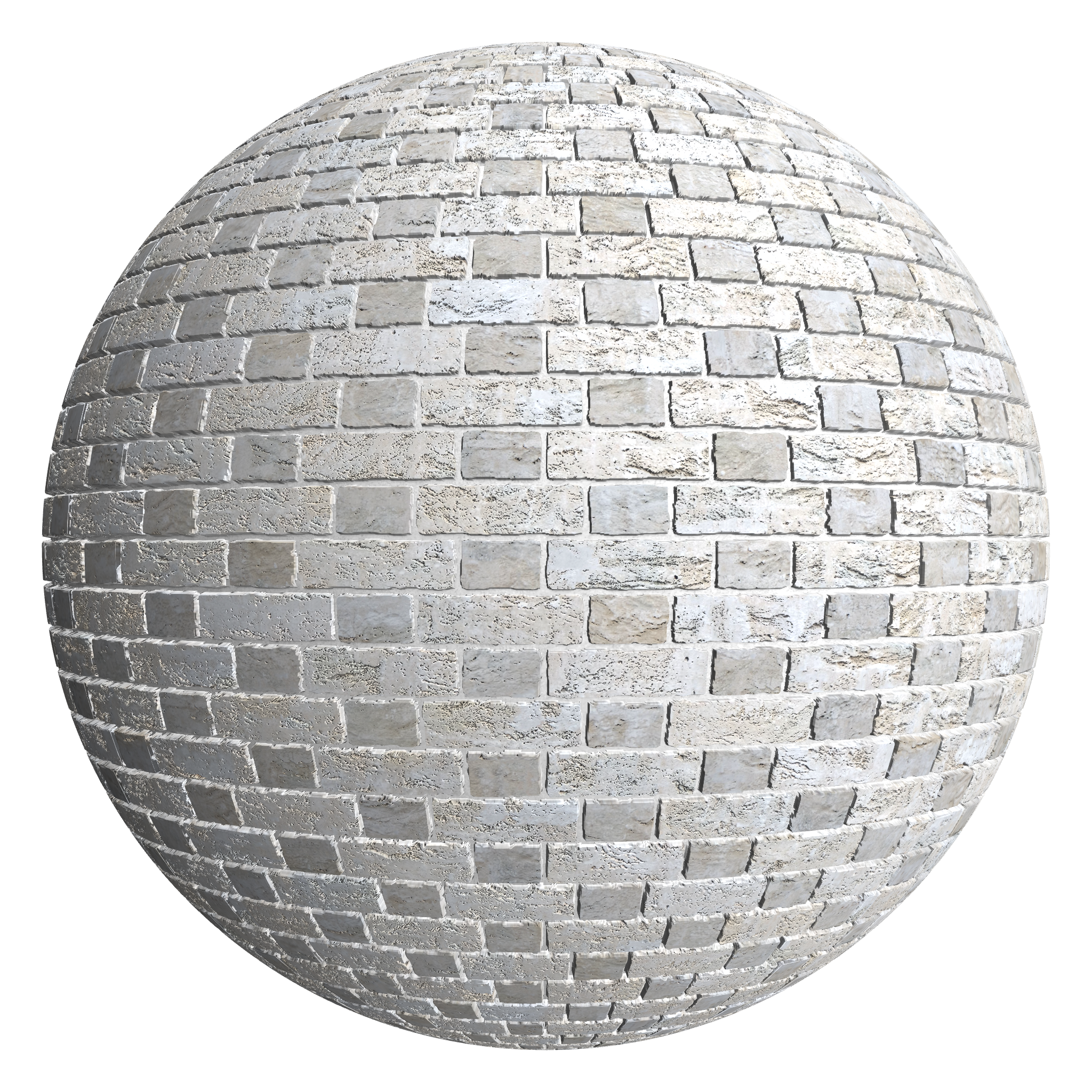 3D sphere preview of Buff Flemish seamless texture