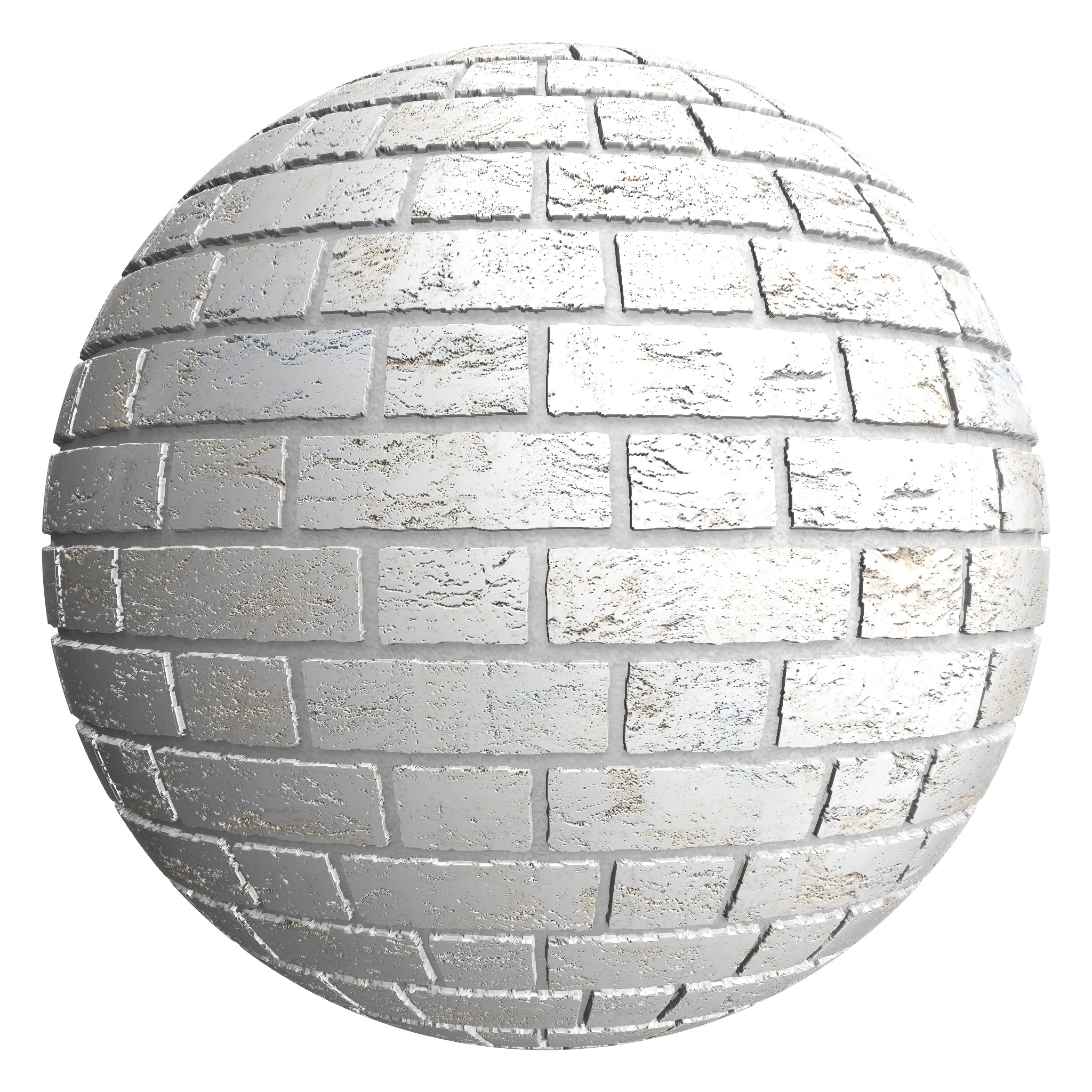 3D sphere preview of Buff Flemish seamless texture