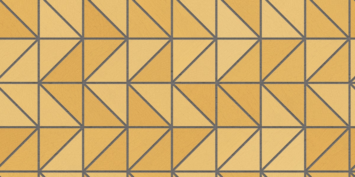 A seamless tile texture with crazing tile tiles arranged in a Triangle Chevron pattern