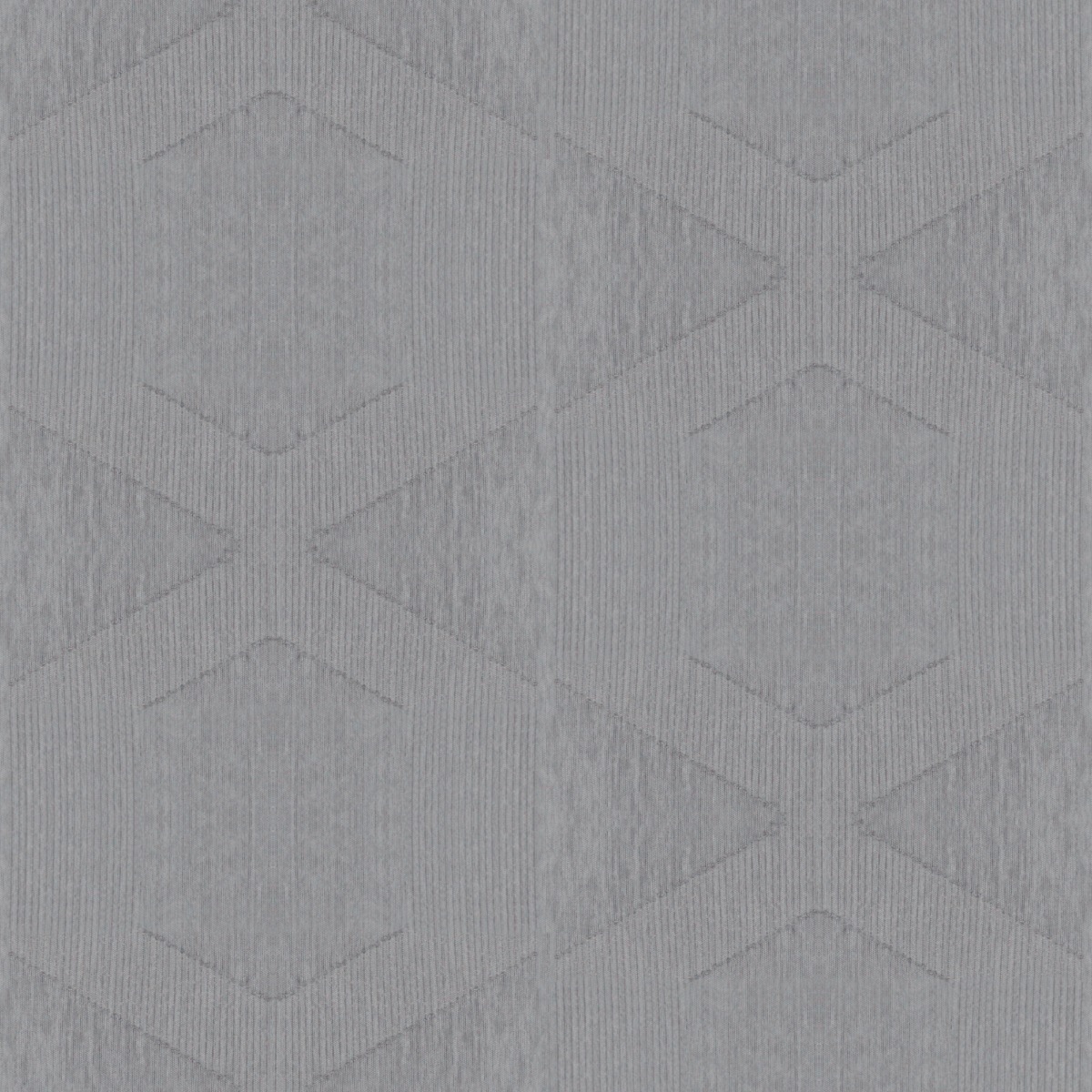 A seamless fabric texture with geometric grey sheer units arranged in a None pattern