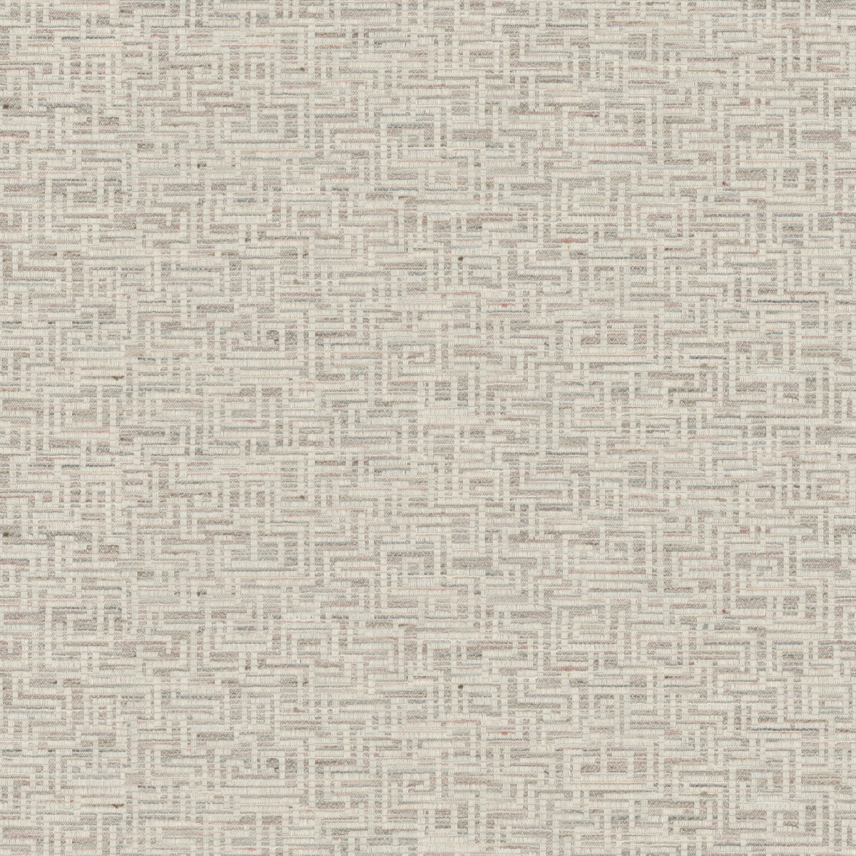 A seamless fabric texture with geometric natural jacquard units arranged in a None pattern