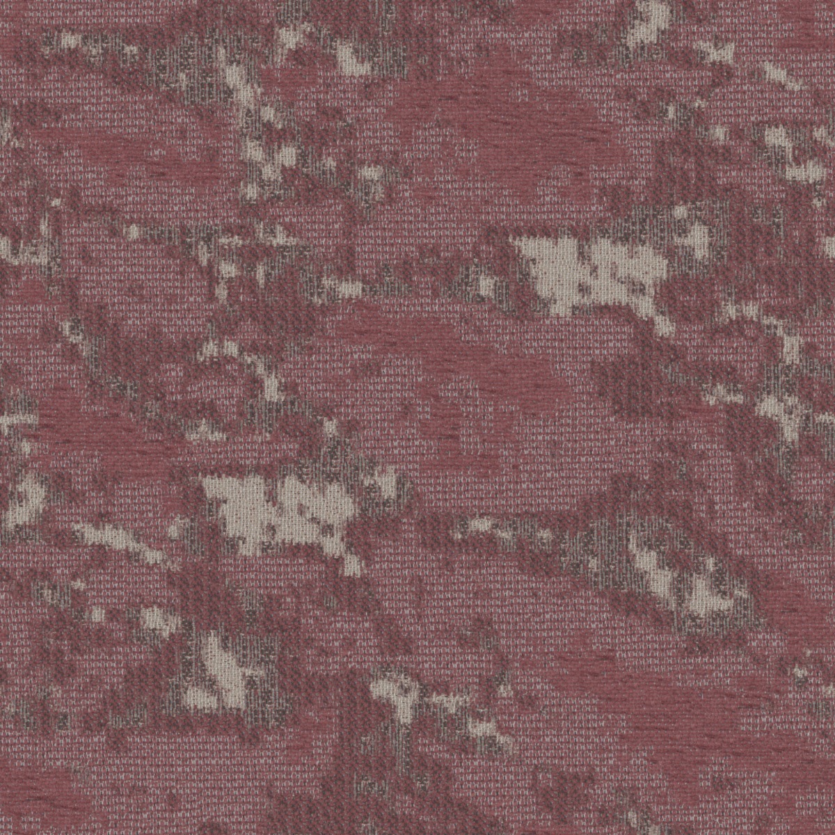 A seamless fabric texture with graphical pink chenille units arranged in a None pattern