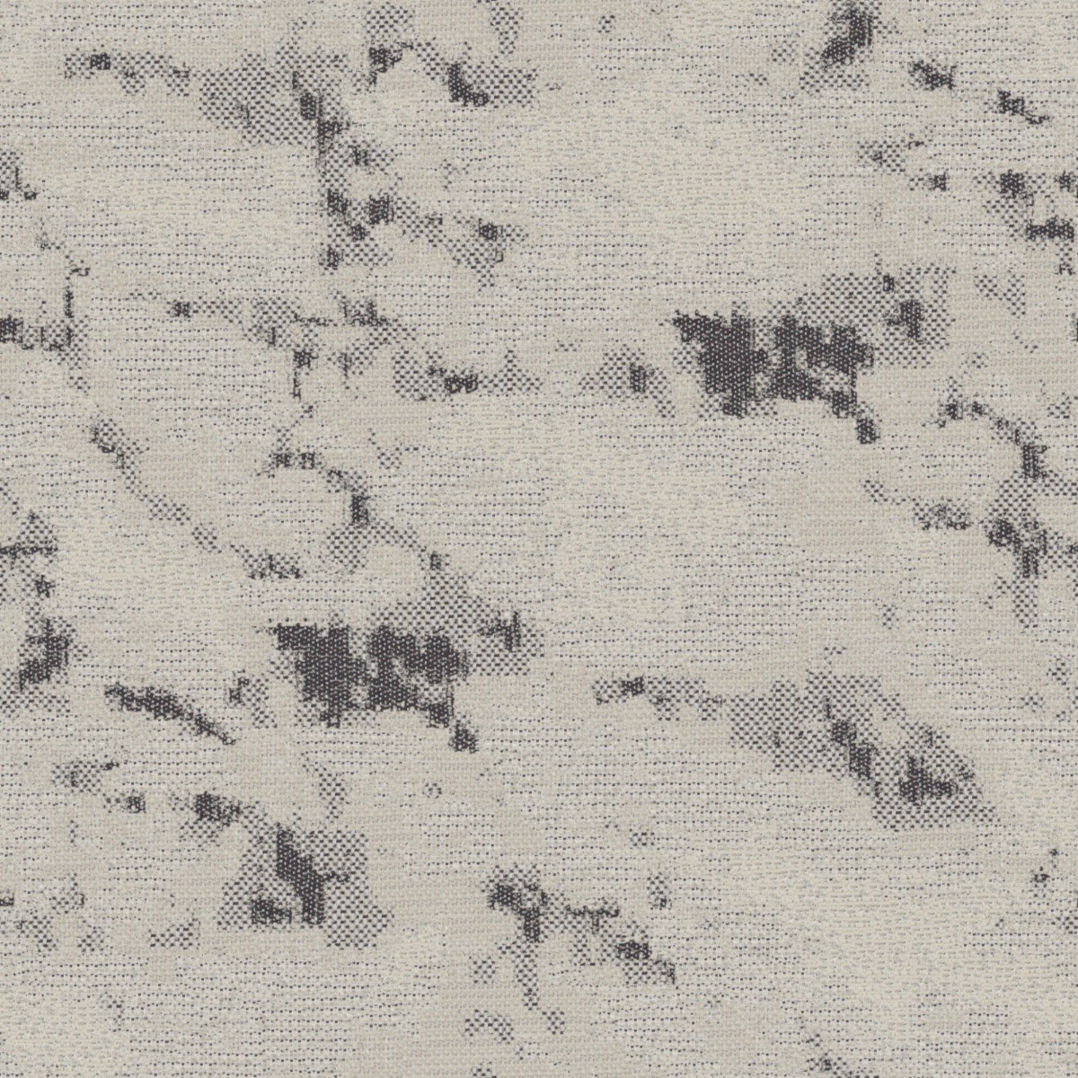 A seamless fabric texture with graphical white chenille units arranged in a None pattern