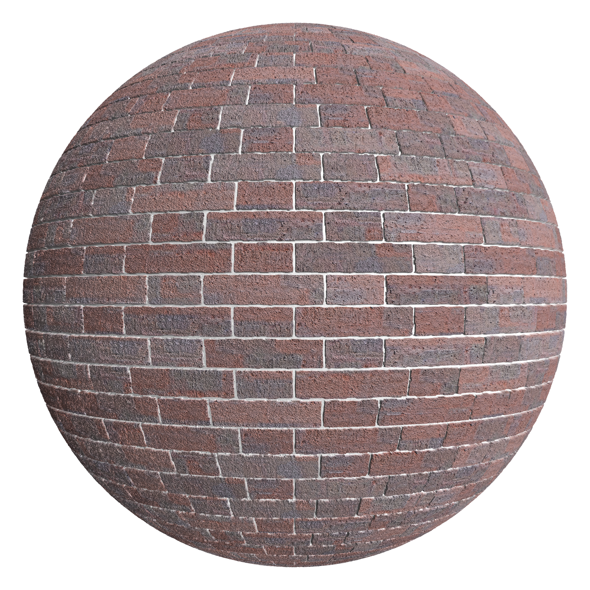 3D sphere preview of Hojrod Brick Flemish seamless texture