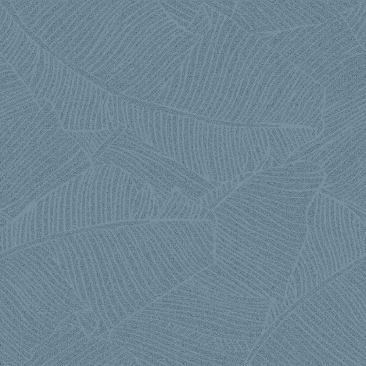 A seamless fabric texture with leaves blue dimout units arranged in a None pattern