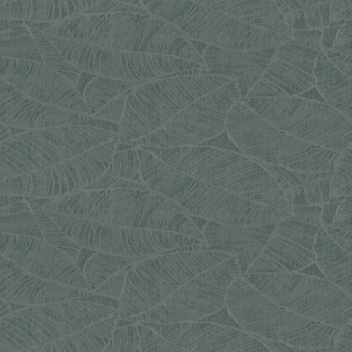 A seamless fabric texture with leaves green chenille units arranged in a None pattern