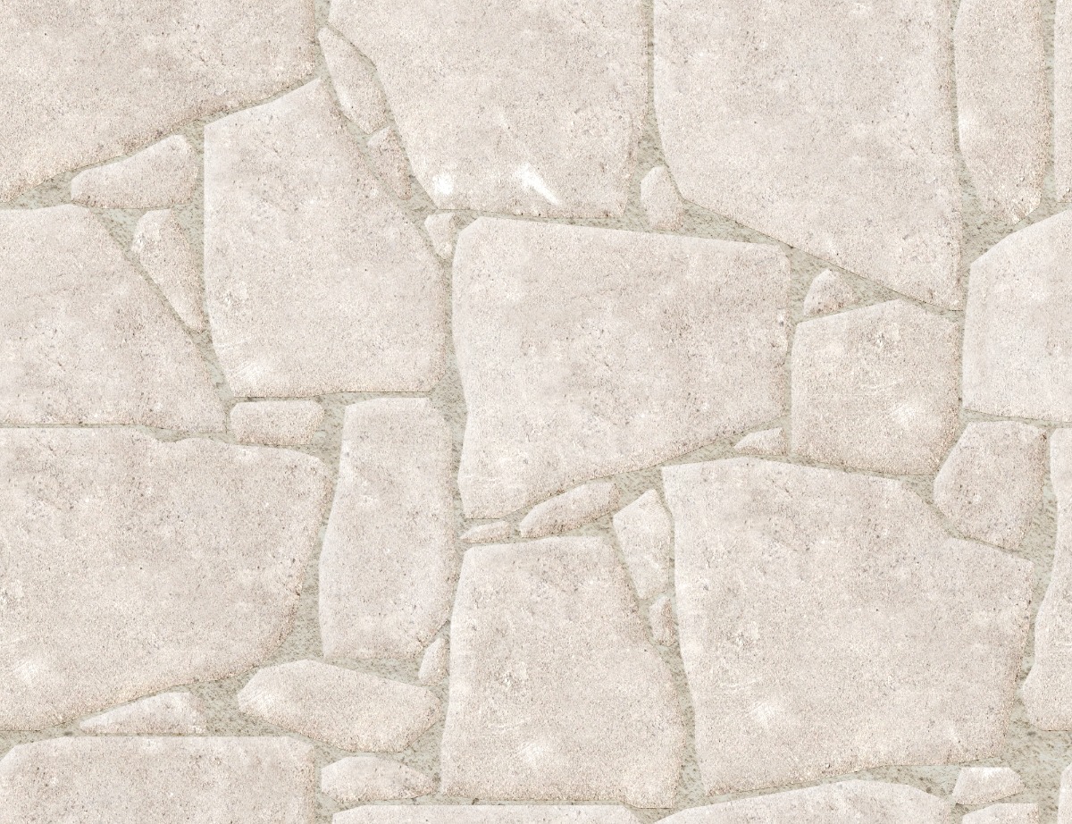 A seamless stone texture with limestone blocks arranged in a Drystone pattern