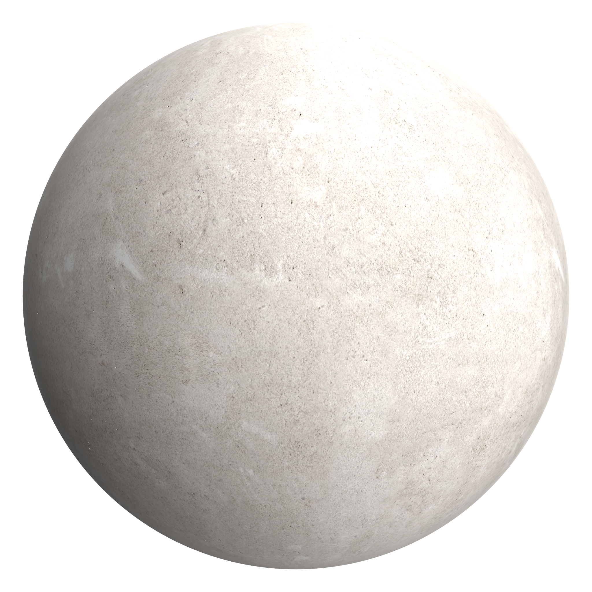 3D sphere preview of Limestone seamless texture