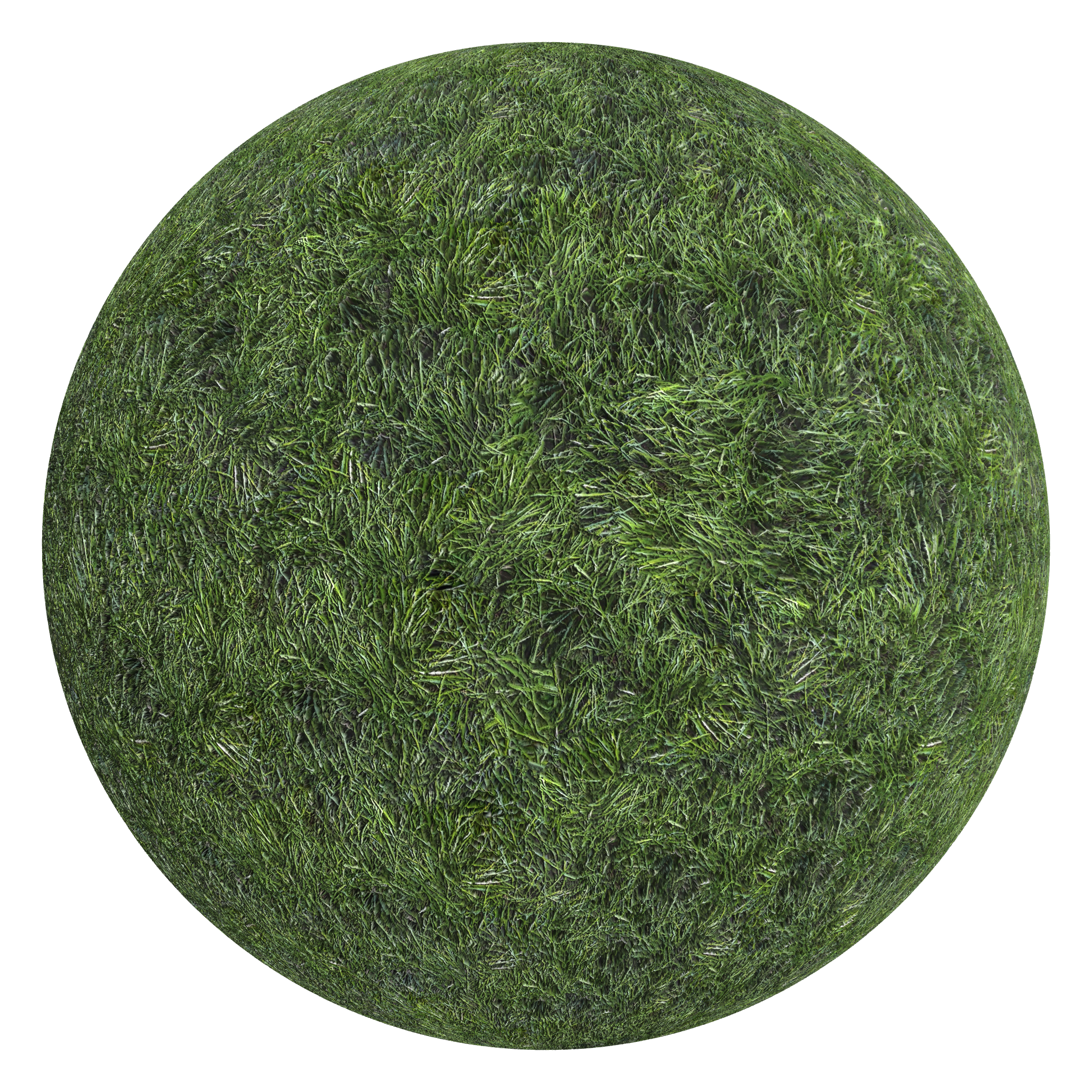3D sphere preview of Mondo Grass seamless texture