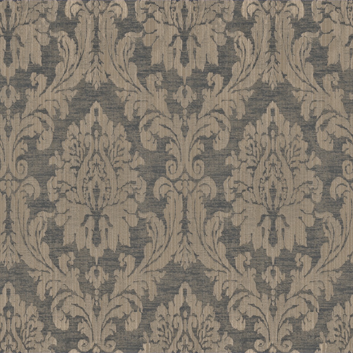 A seamless fabric texture with ornamental natural jacquard units arranged in a None pattern