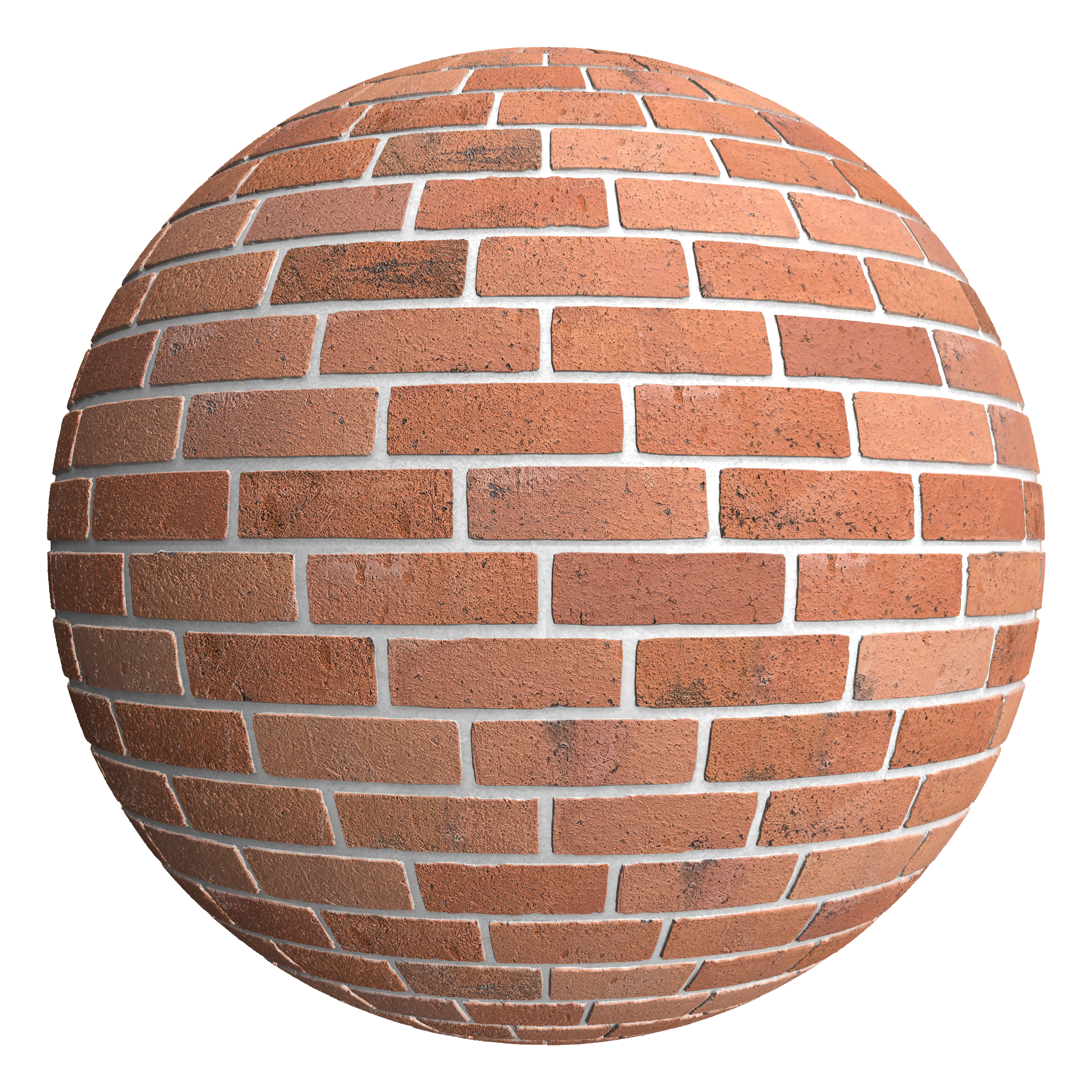 3D sphere preview of Pilotage, 1/3 Stretcher seamless texture