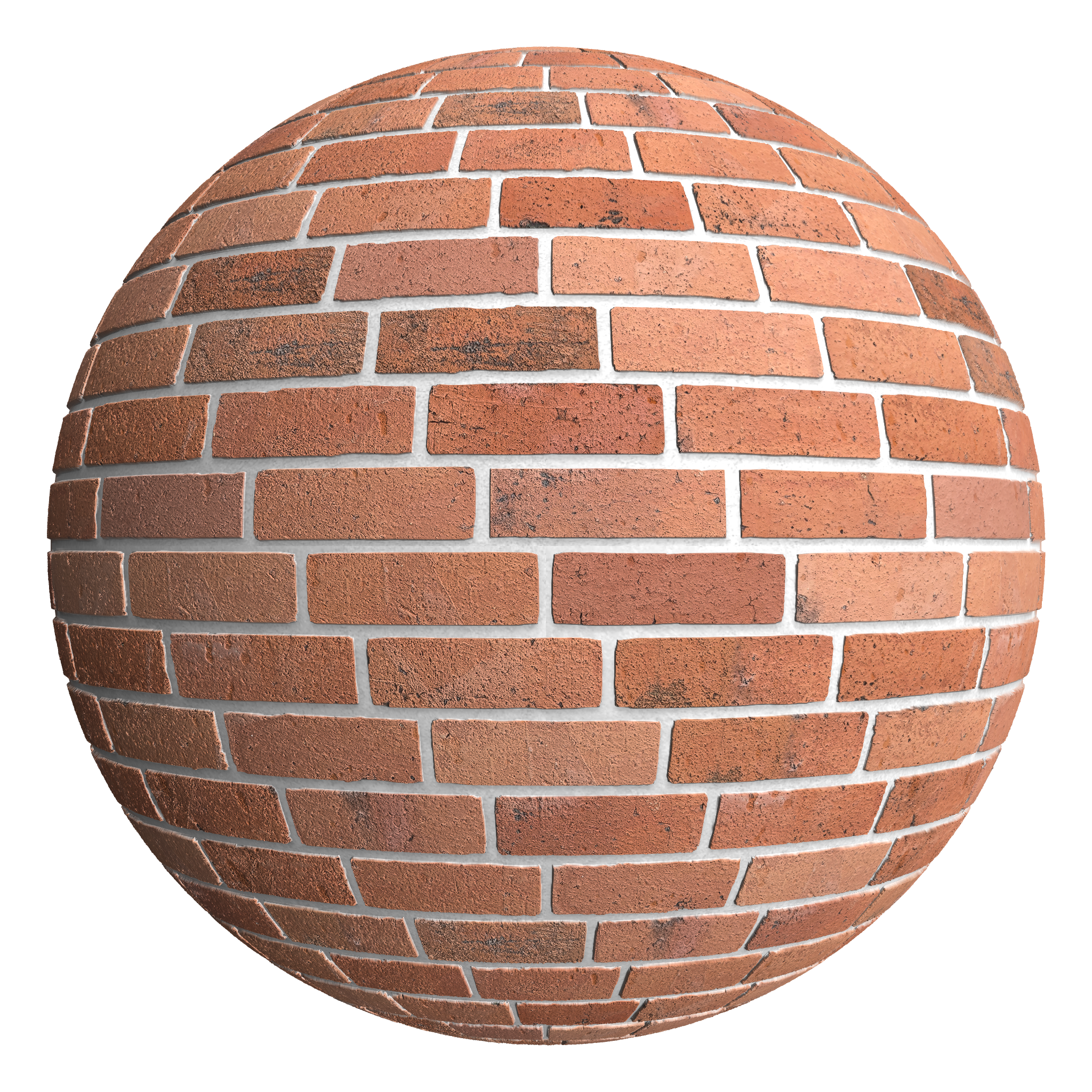 3D sphere preview of Pilotage, 1/4 Stretcher  seamless texture