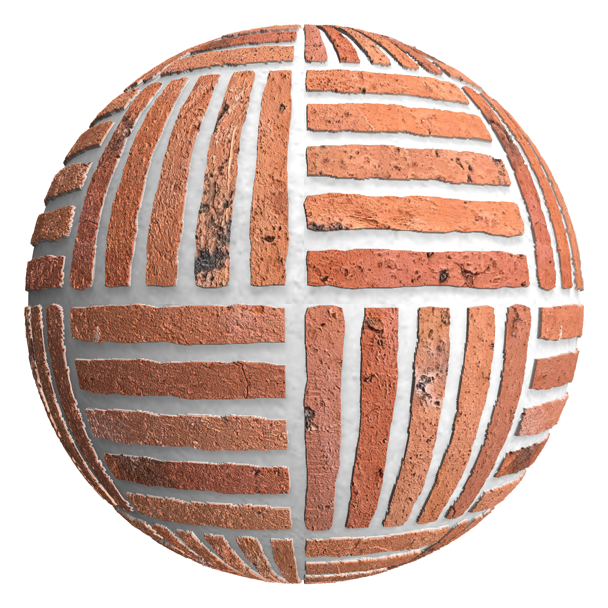 3D sphere preview of Pilotage Basketweave seamless texture