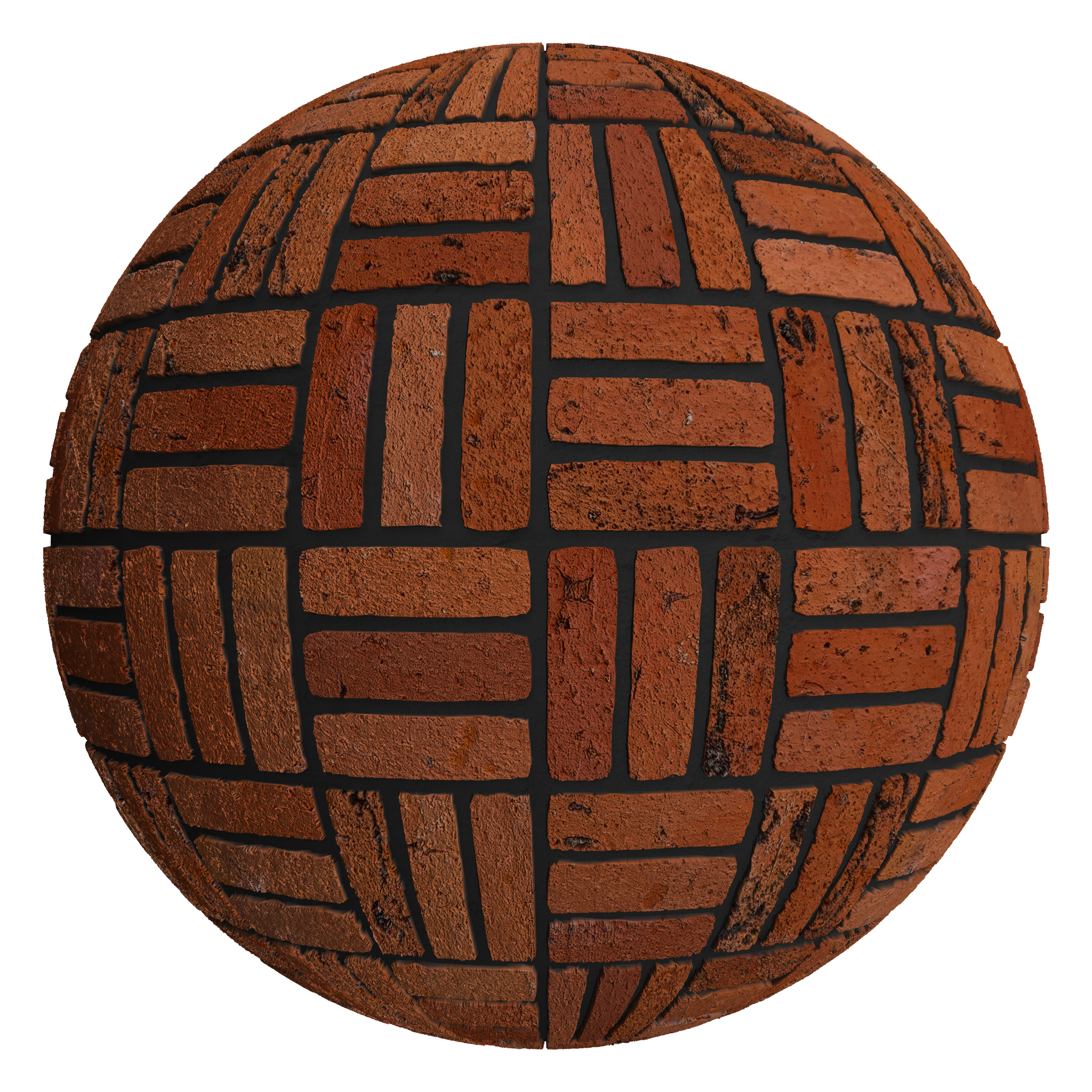3D sphere preview of Pilotage Basketweave seamless texture
