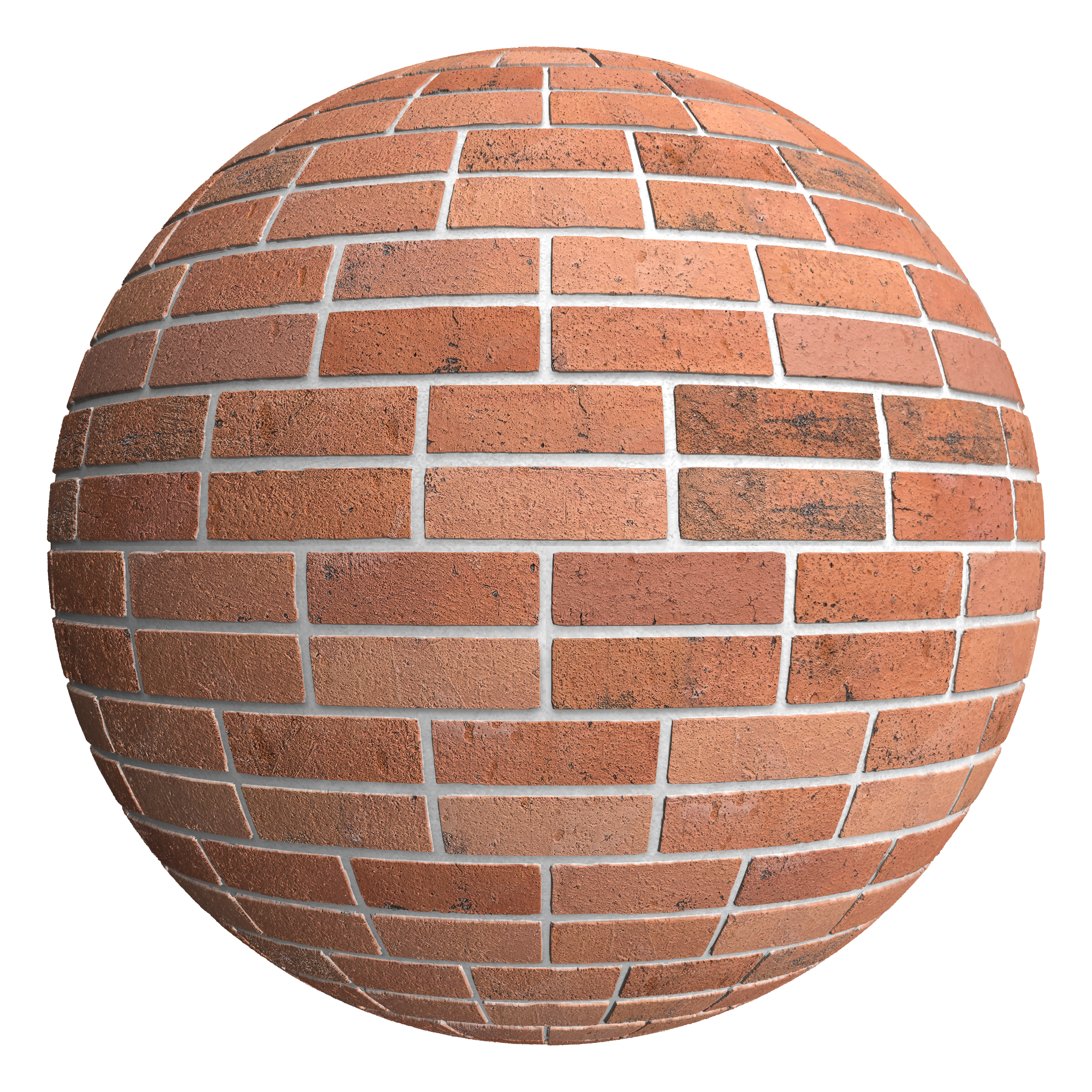 3D sphere preview of Pilotage, Double Stretcher seamless texture