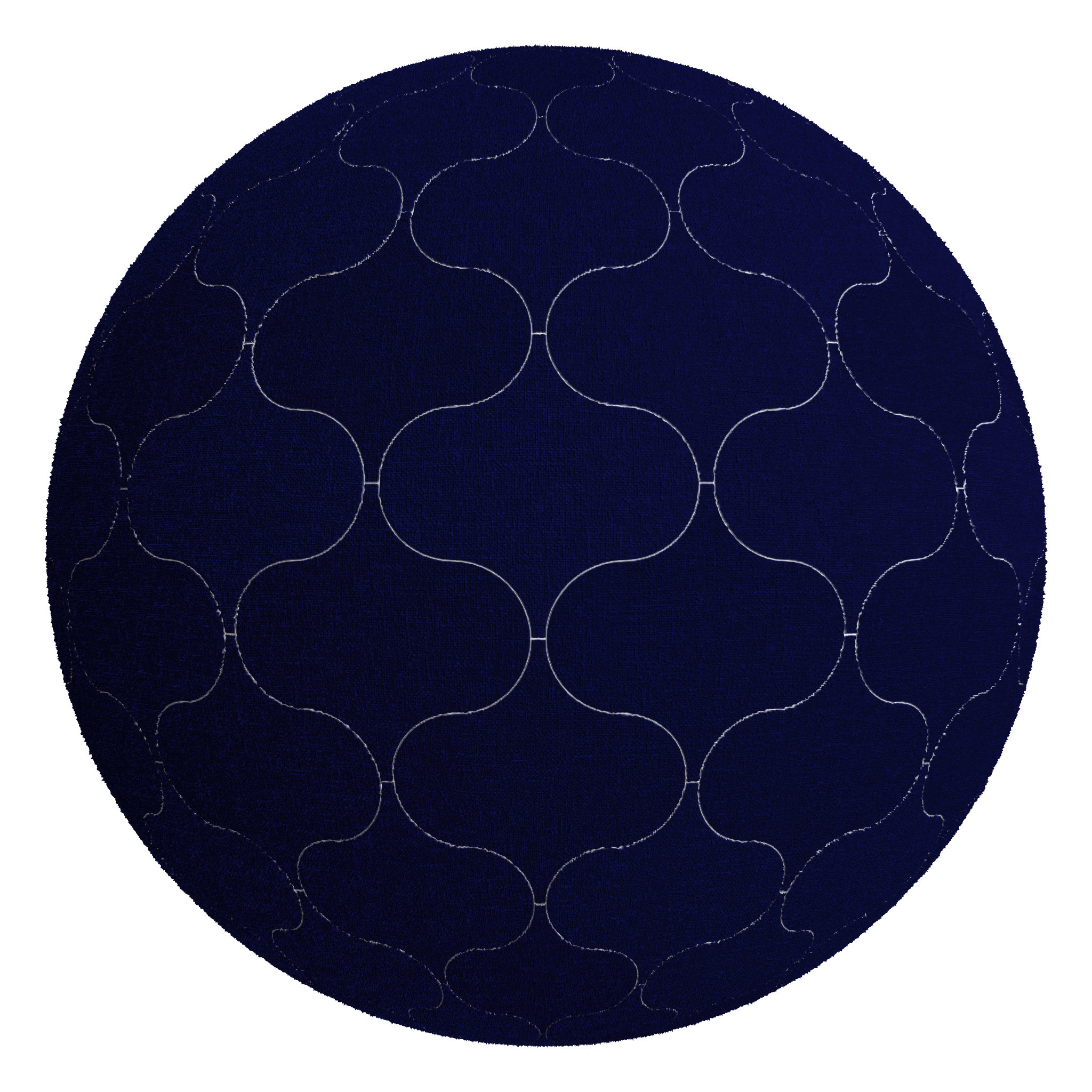 3D sphere preview of Navy Blue Fabric, Paseo seamless texture