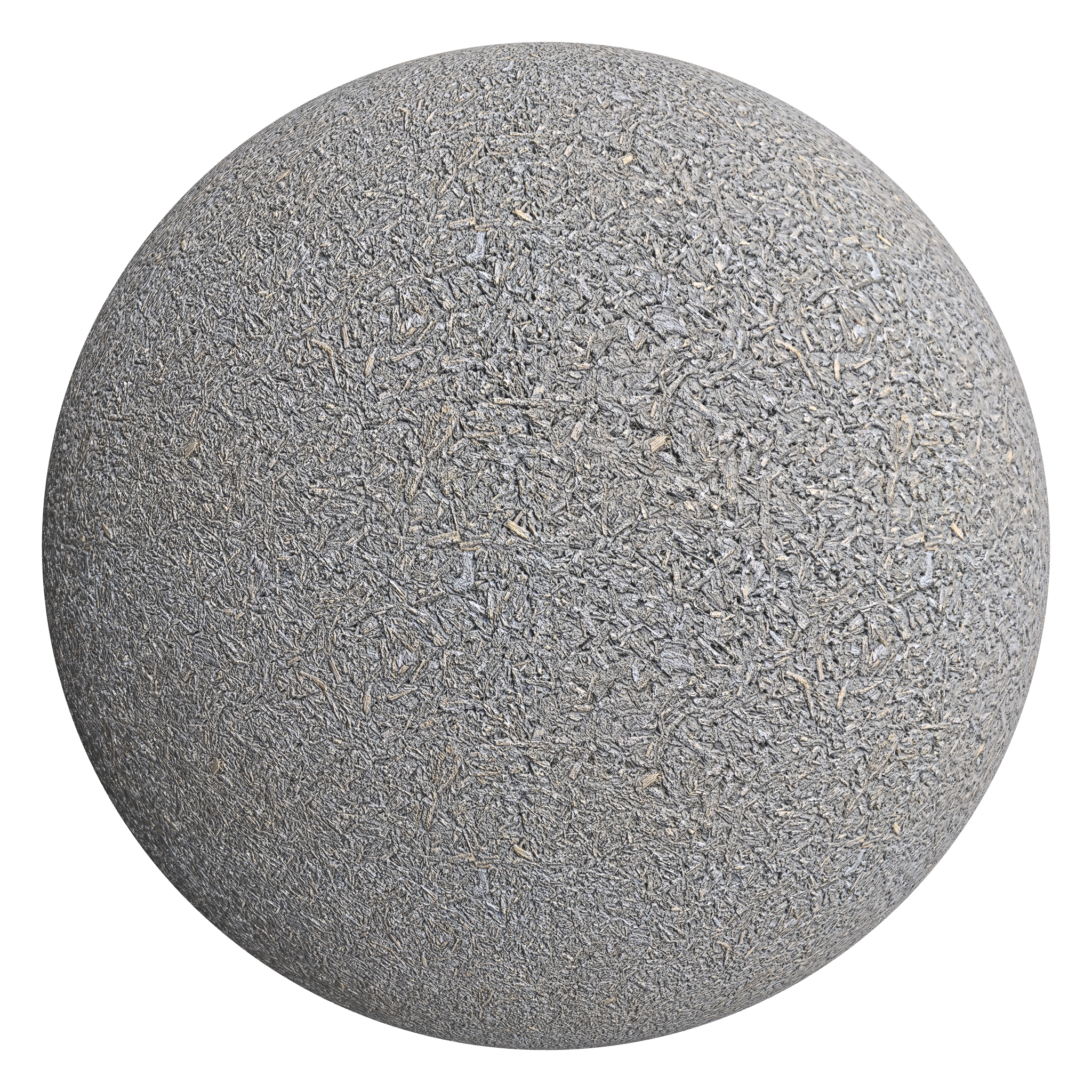 3D sphere preview of Coloured Hempcrete seamless texture