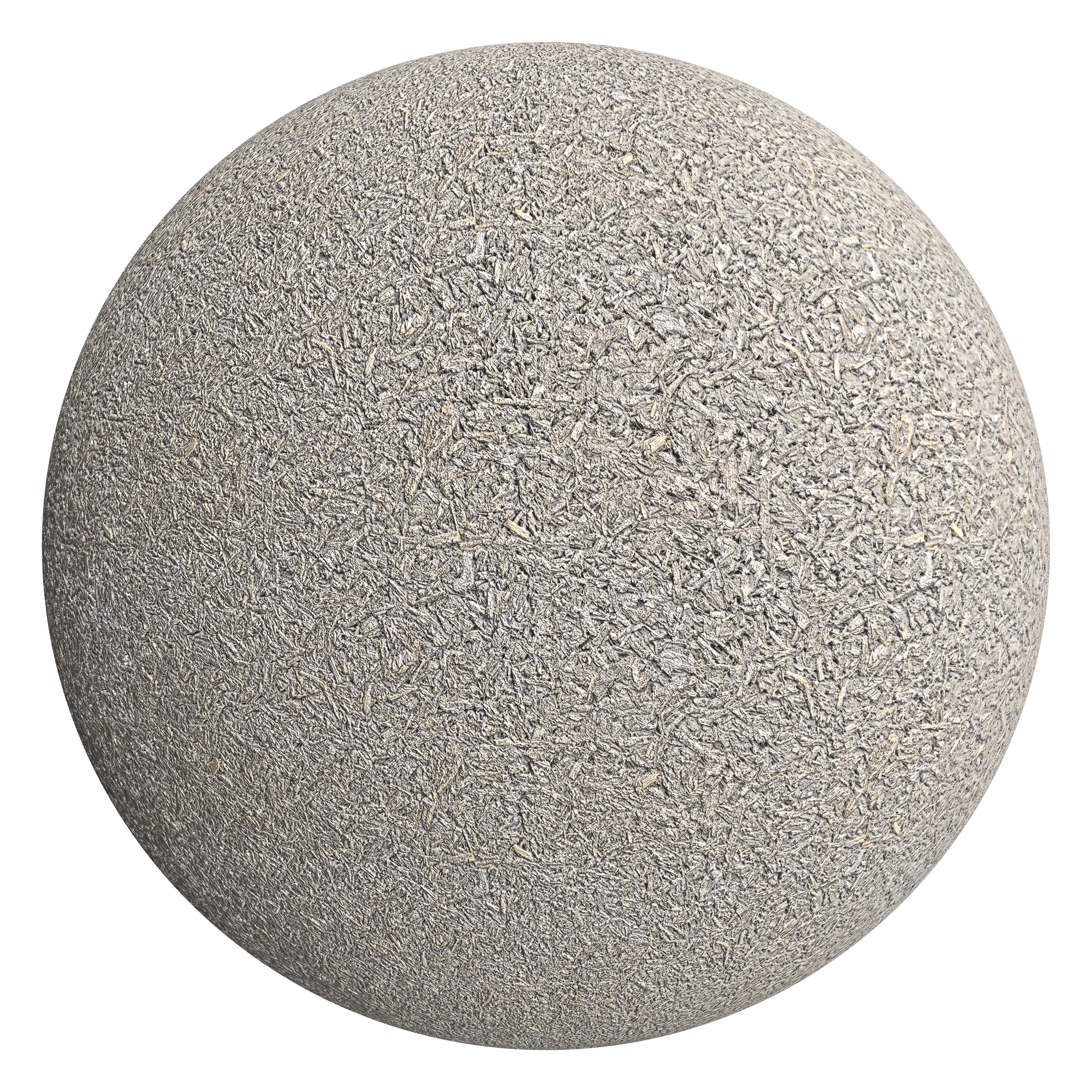 3D sphere preview of Coloured Hempcrete seamless texture