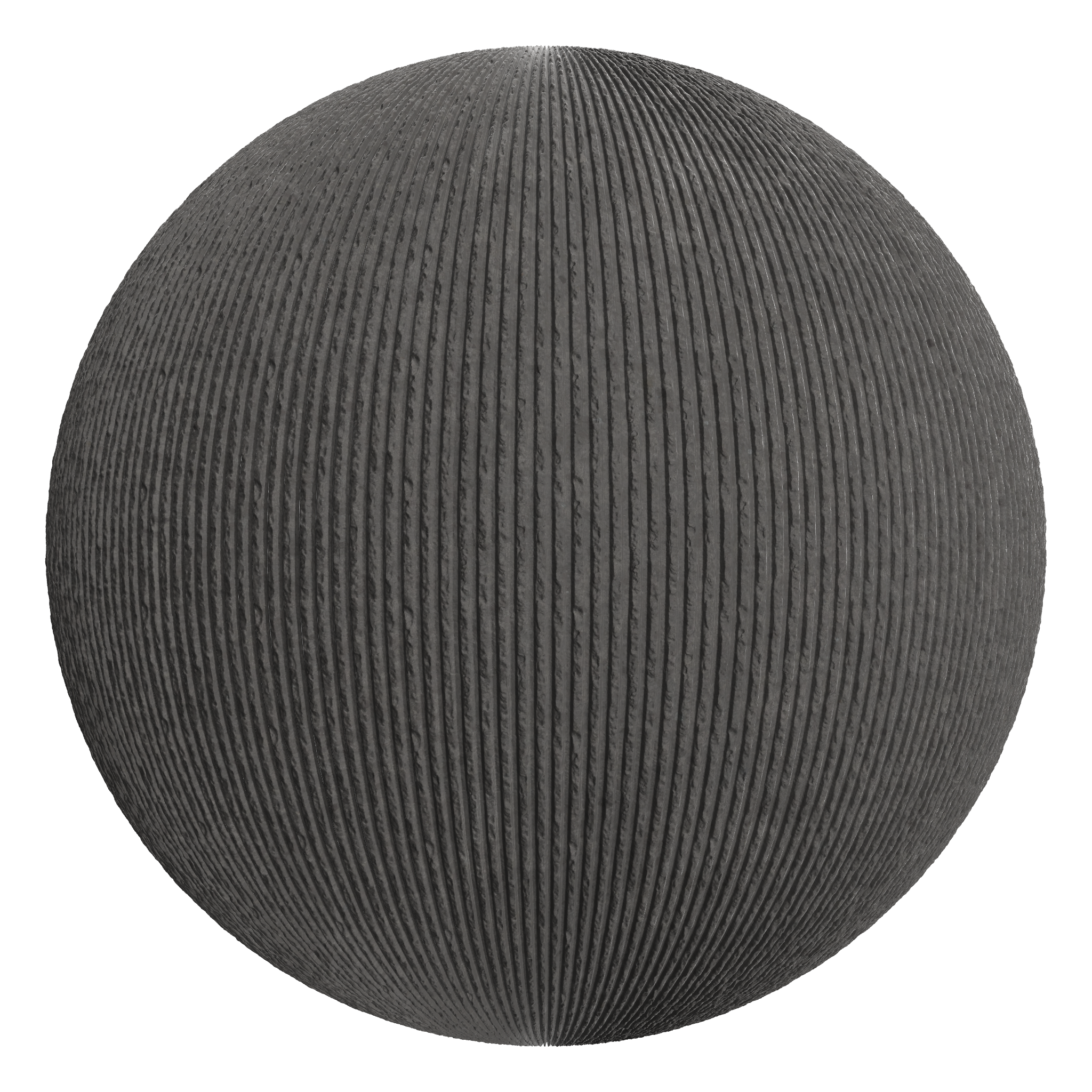 3D sphere preview of Brushed Concrete seamless texture