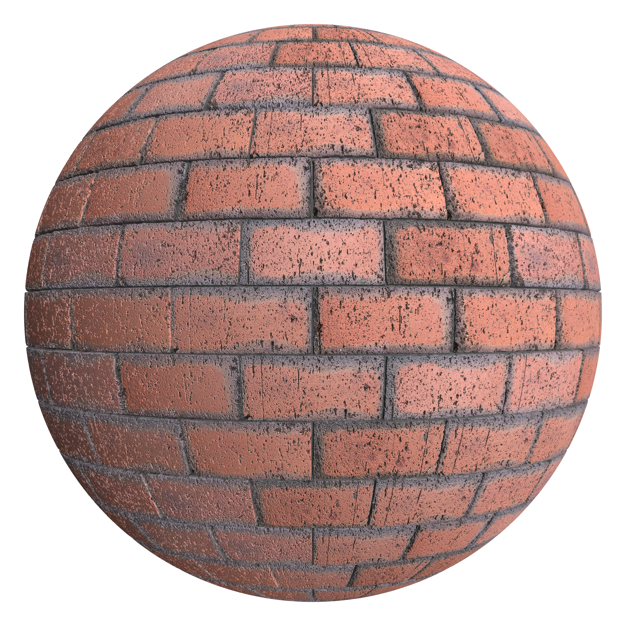 3D sphere preview of Deansgate Paver, Stretcher seamless texture