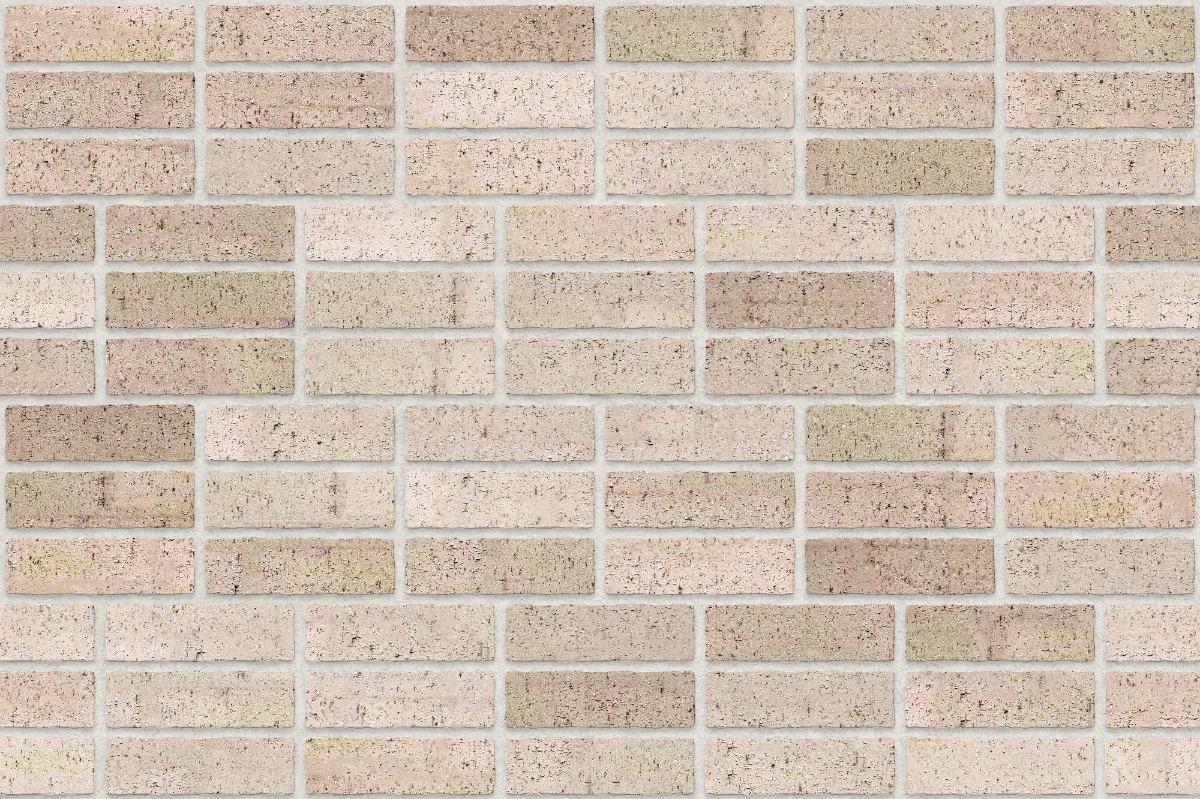 A seamless brick texture with even drag brick units arranged in a Triple Stretcher pattern