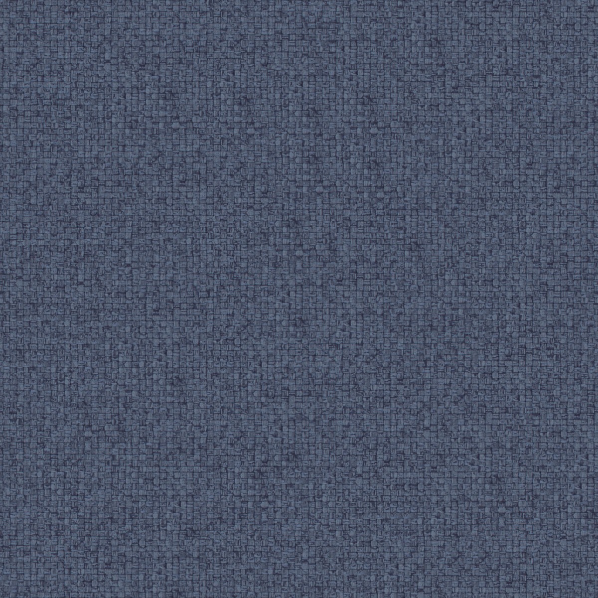 A seamless fabric texture with plain blue texture units arranged in a None pattern