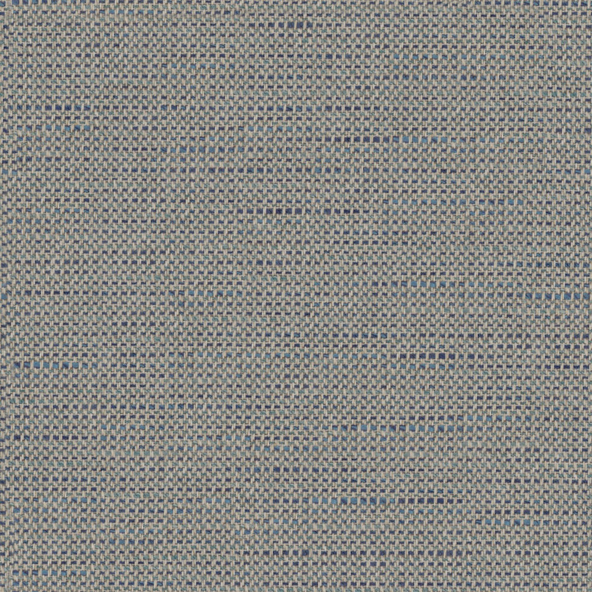 A seamless fabric texture with plain blue texture units arranged in a None pattern