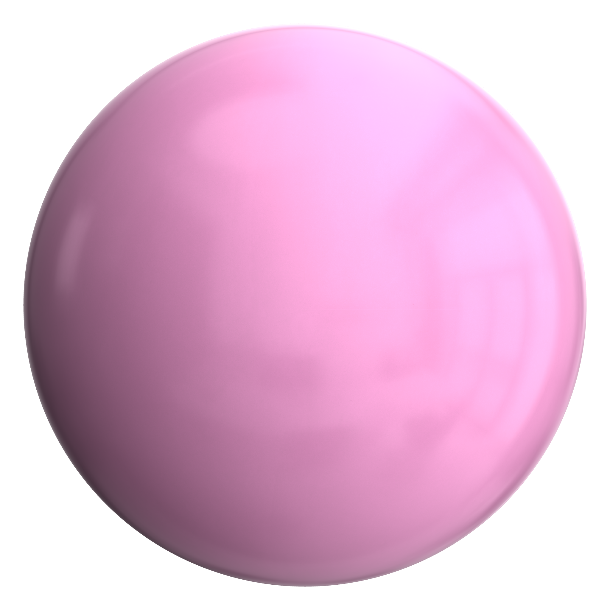 3D sphere preview of Pink Plastic seamless texture