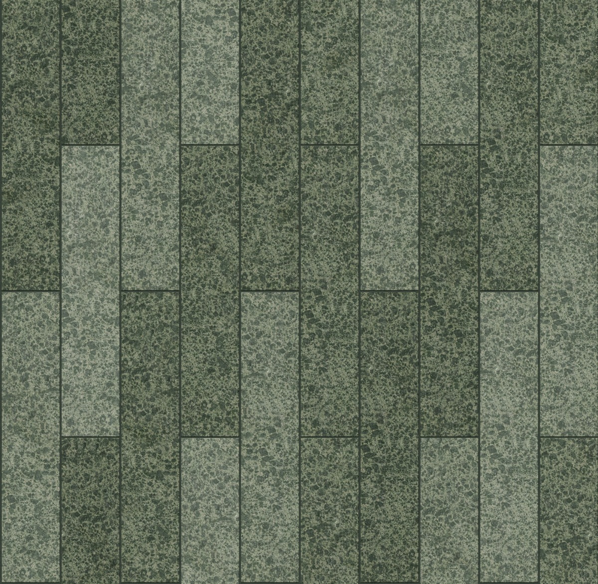 A seamless tile texture with scalite® vert cancale tiles arranged in a Stretcher pattern