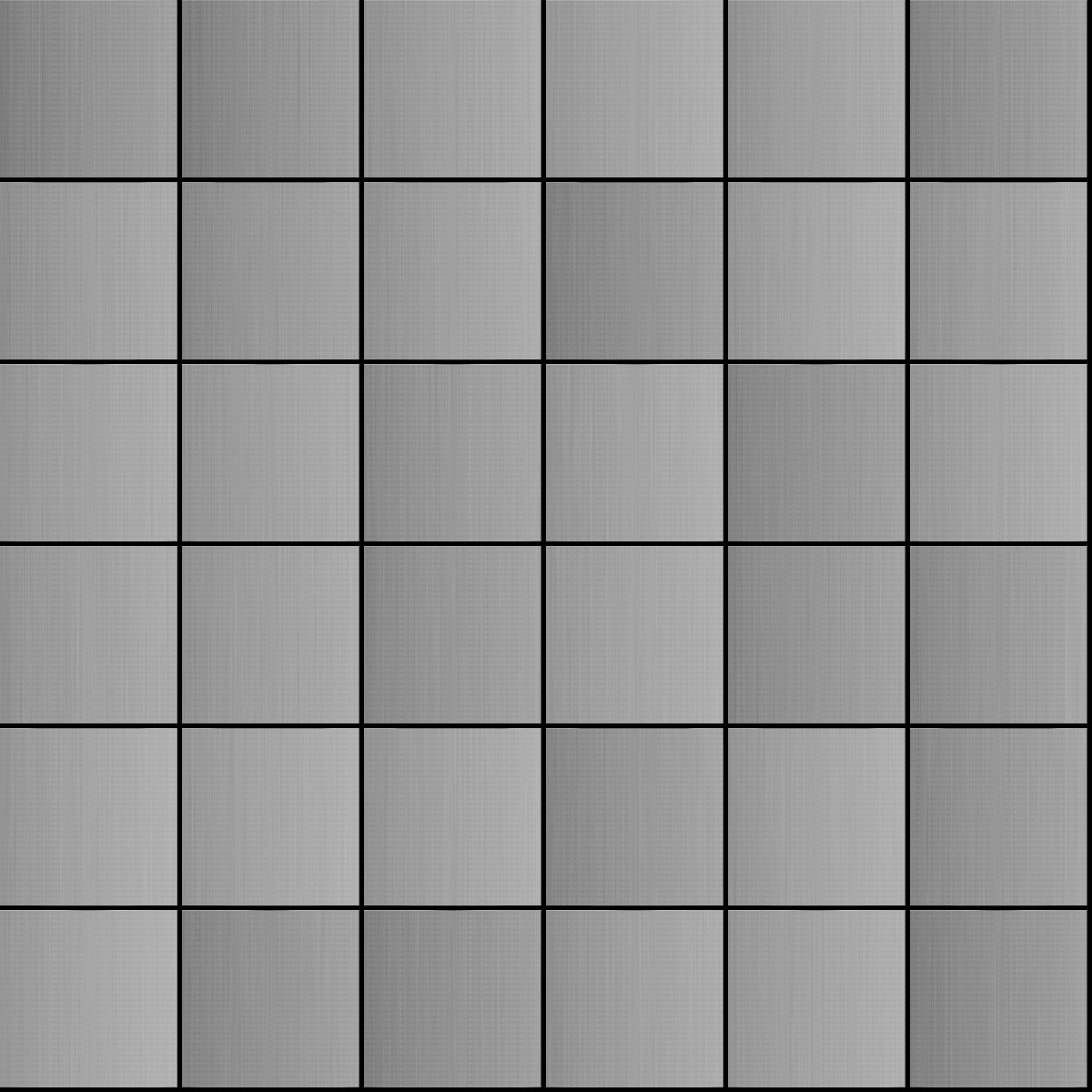 A seamless metal texture with stainless steel sheets arranged in a Stack pattern