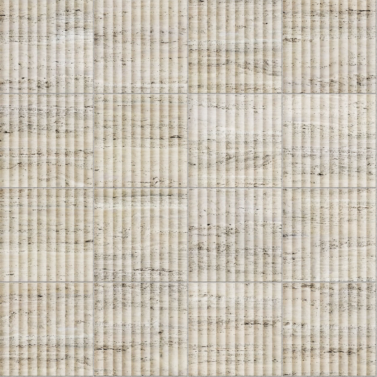 A seamless stone texture with travertine blocks arranged in a Stack pattern