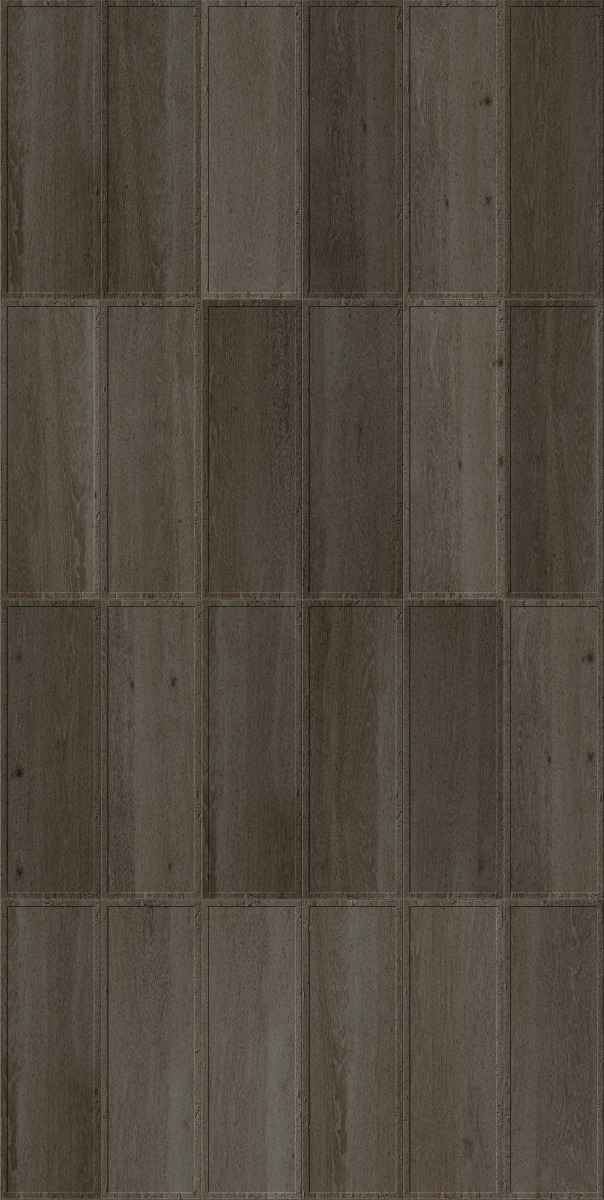 A seamless wood texture with walnut boards arranged in a Stack pattern