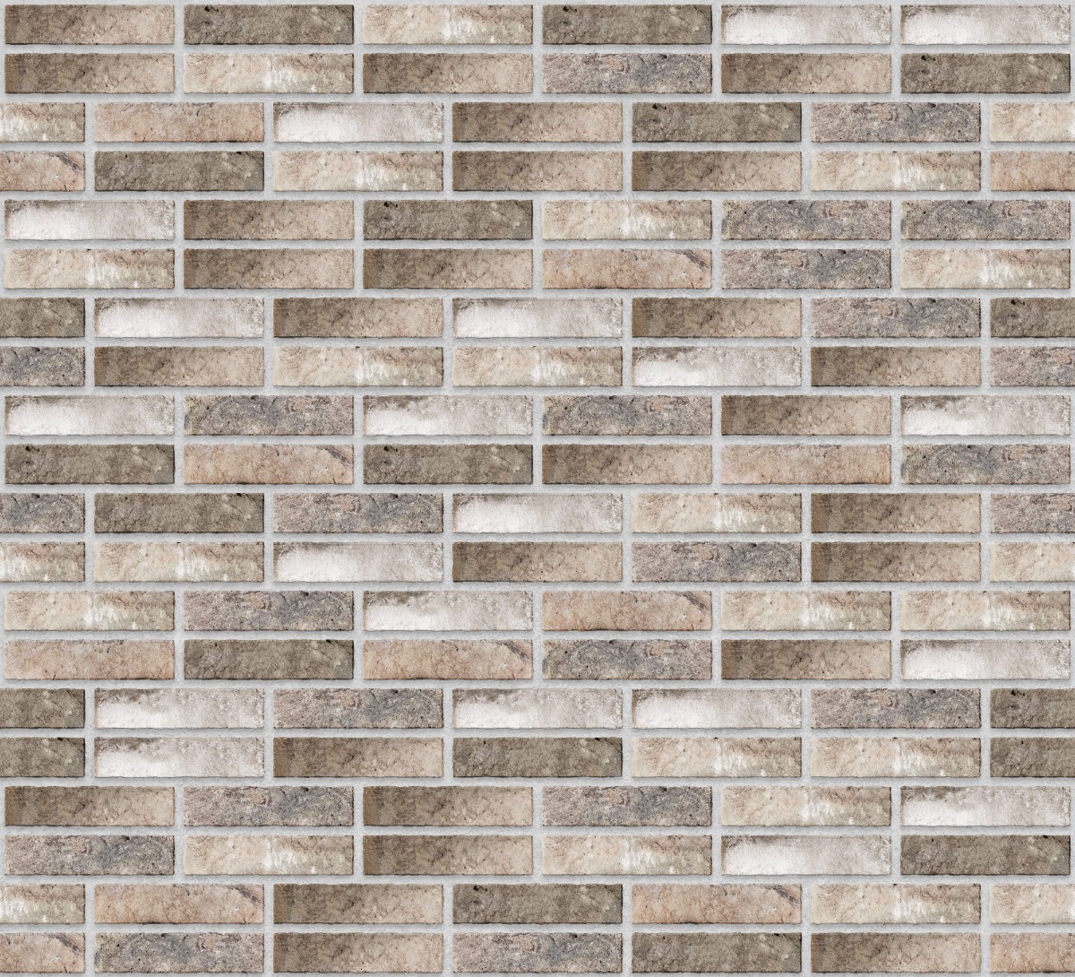 A seamless brick texture with axelle facing brick units arranged in a Double Stretcher pattern