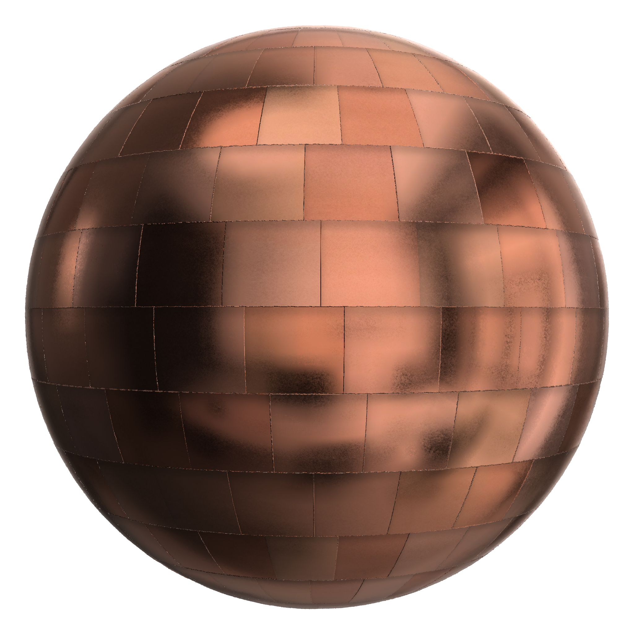 3D sphere preview of Slate Shingles seamless texture