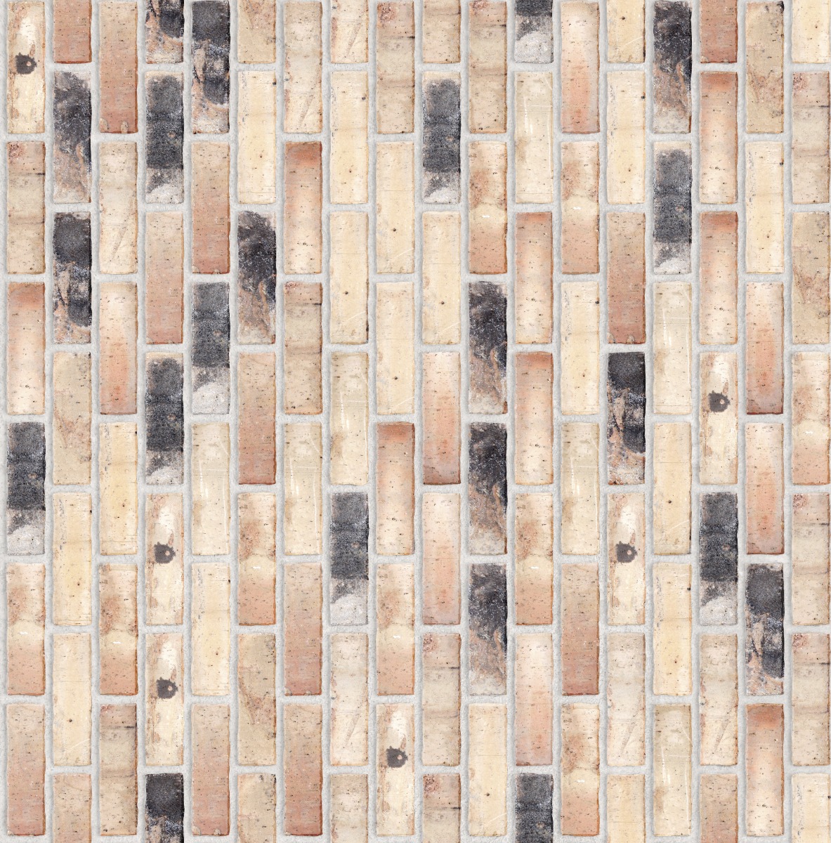 A seamless brick texture with corvus brick units arranged in a Stretcher pattern