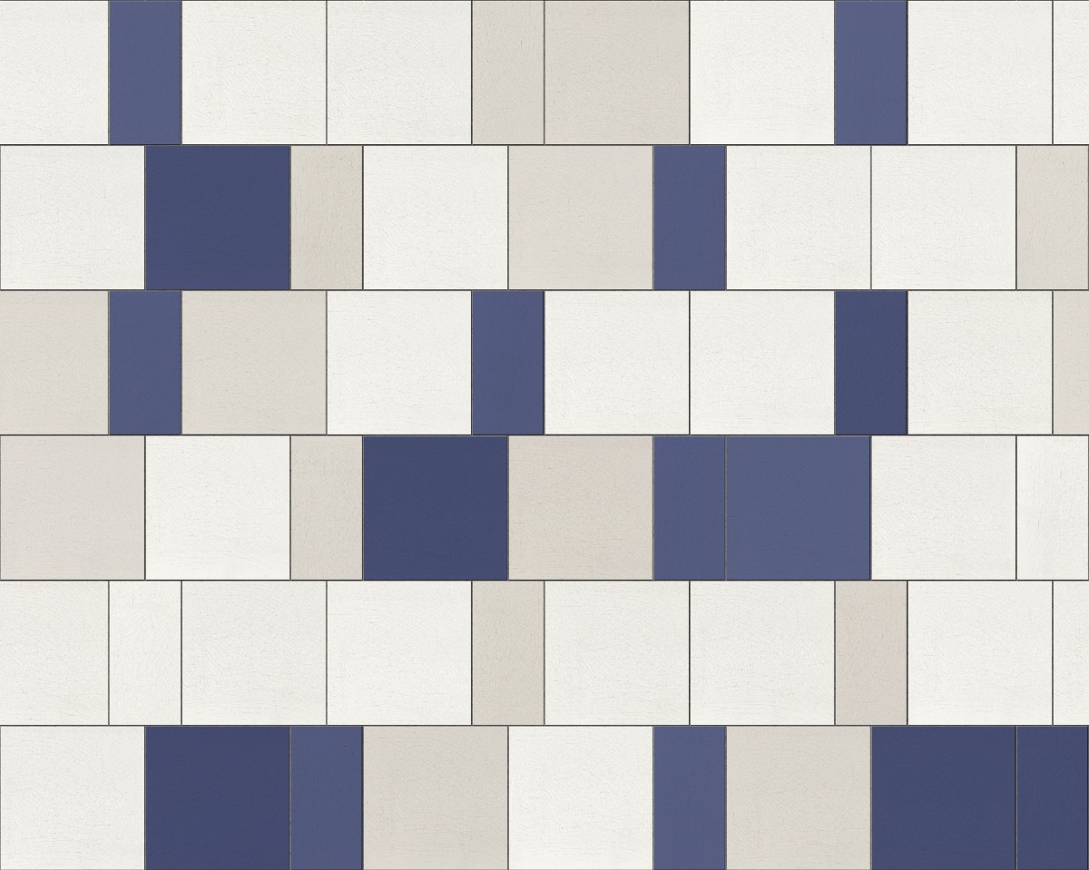 A seamless tile texture with crazing tile tiles arranged in a Távora pattern